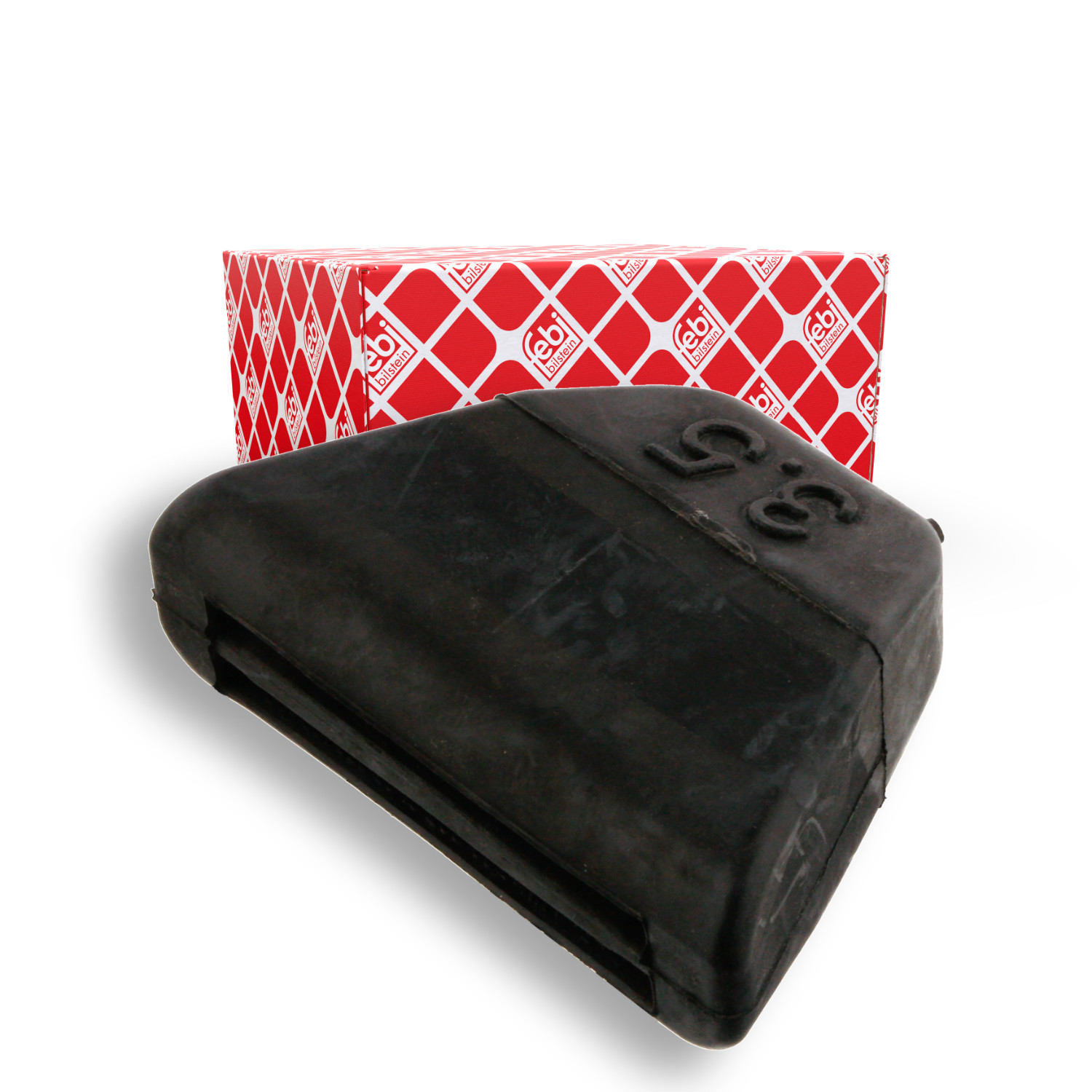 FEBI BILSTEIN Lagerbuchse, Blattfeder 34968 für MERCEDES-BENZ, Vorderachse links