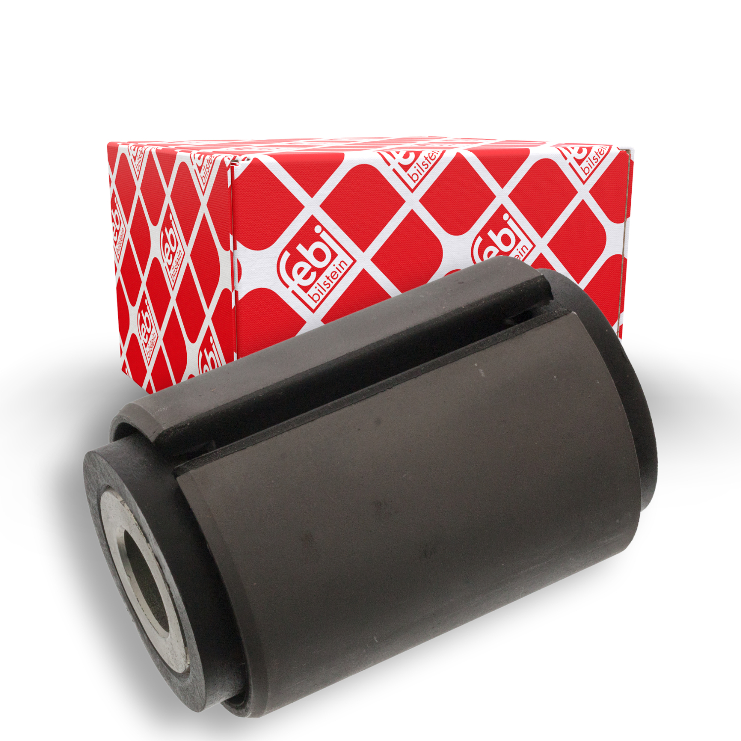 FEBI BILSTEIN Lagerbuchse, Blattfeder 46552 f&uuml;r MAN, Vorderachse links