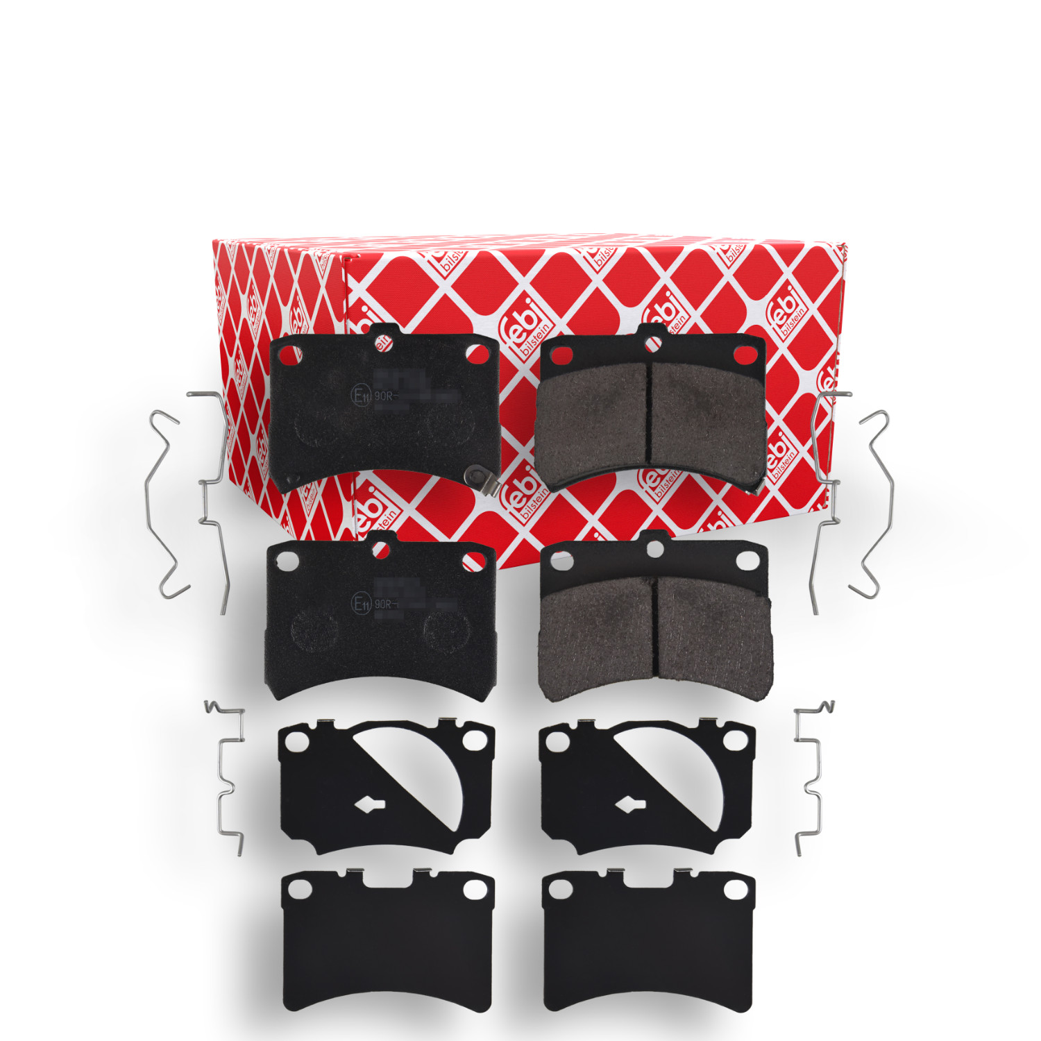 FEBI BILSTEIN Bremsbelagsatz, Scheibenbremse 16661 f&uuml;r DAIHATSU PERODUA