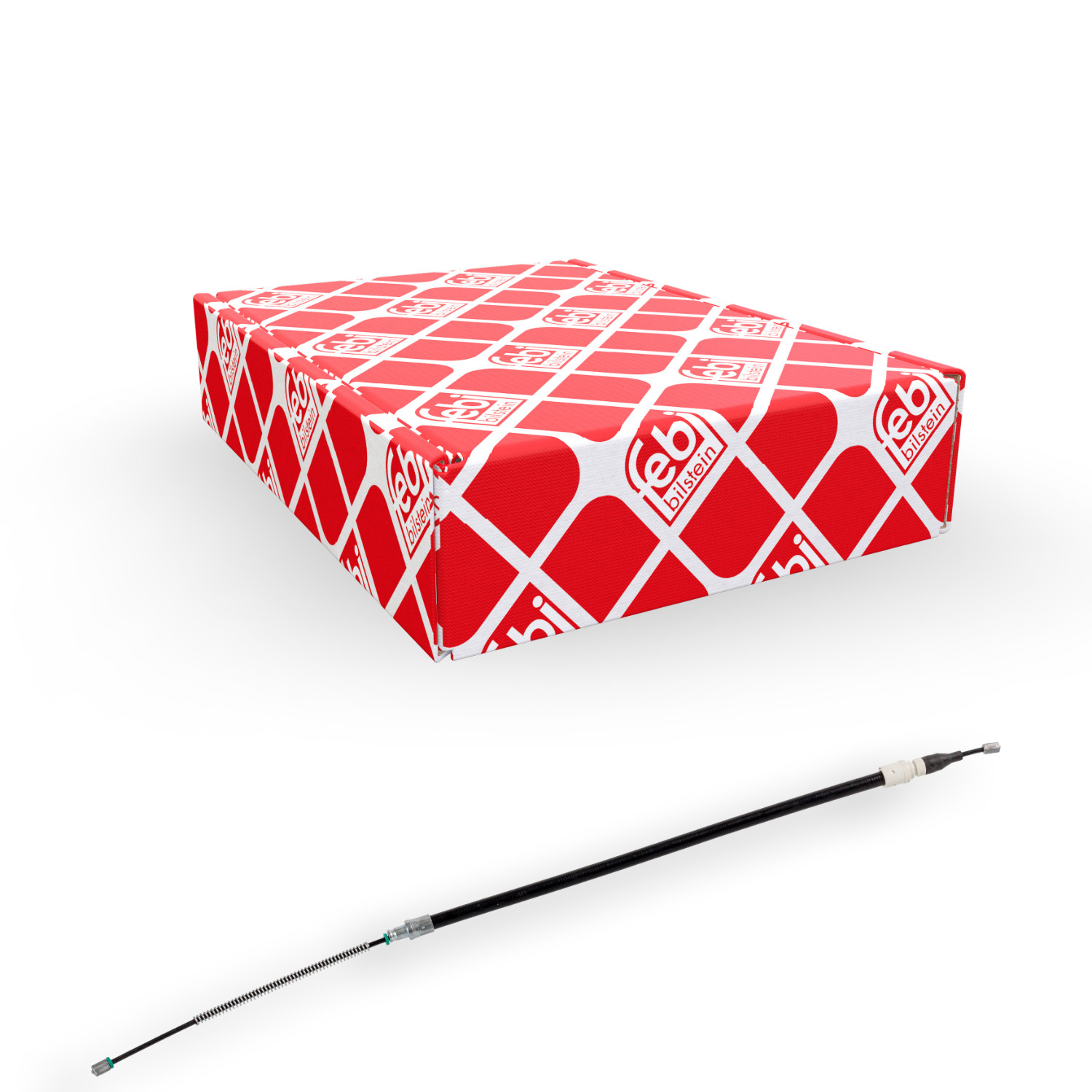 FEBI BILSTEIN Seilzug, Feststellbremse 14208 f&uuml;r AUDI VW, hinten links