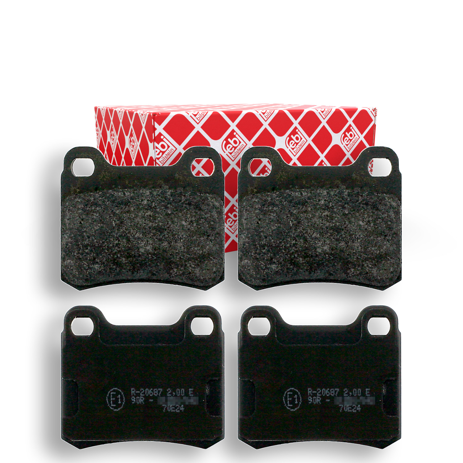 FEBI BILSTEIN Bremsbelagsatz, Scheibenbremse 16154 f&uuml;r MERCEDES-BENZ