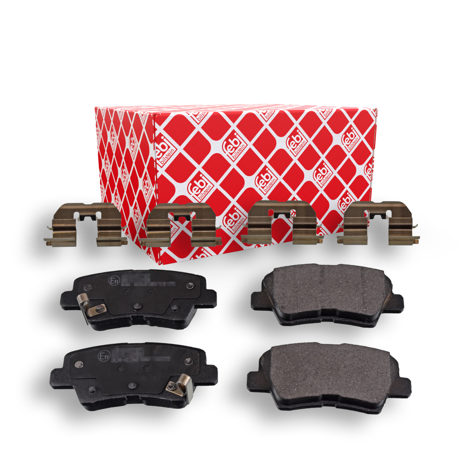 FEBI BILSTEIN Bremsbelagsatz, Scheibenbremse 116378 f&uuml;r HYUNDAI KIA, Hinterachse