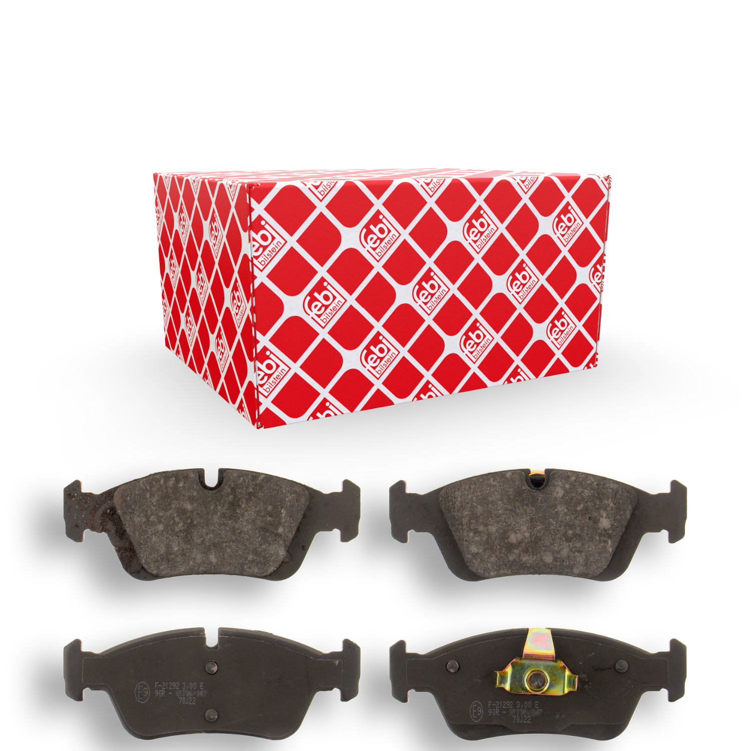 FEBI BILSTEIN Bremsbelagsatz, Scheibenbremse 16343 f&uuml;r BMW, Vorderachse