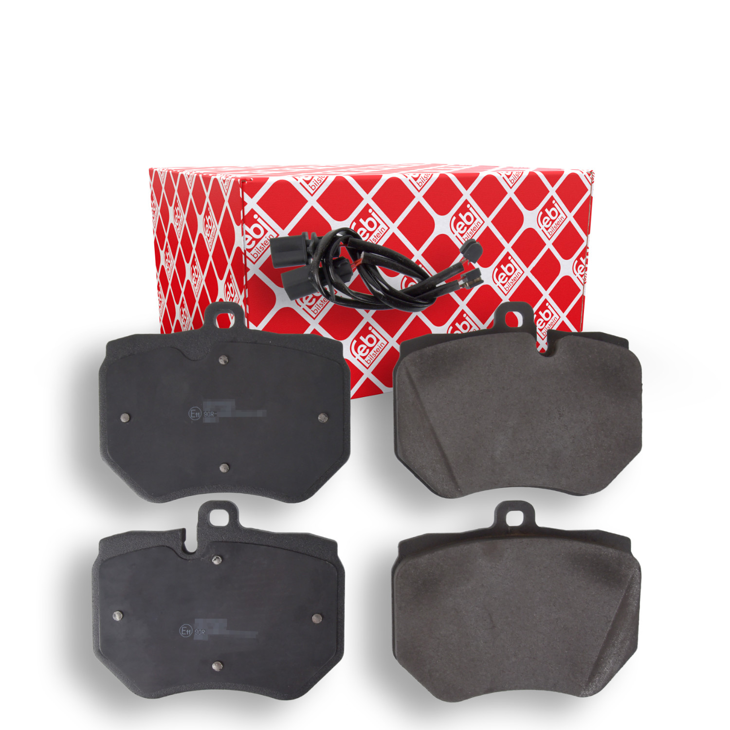 FEBI BILSTEIN Bremsbelagsatz, Scheibenbremse 116025 f&uuml;r AUDI, Vorderachse