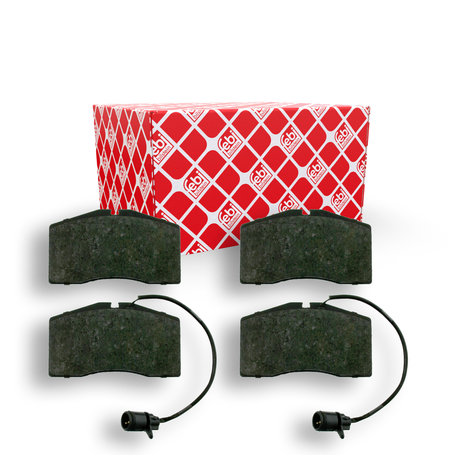FEBI BILSTEIN Bremsbelagsatz, Scheibenbremse 16528 f&uuml;r AUDI, Vorderachse