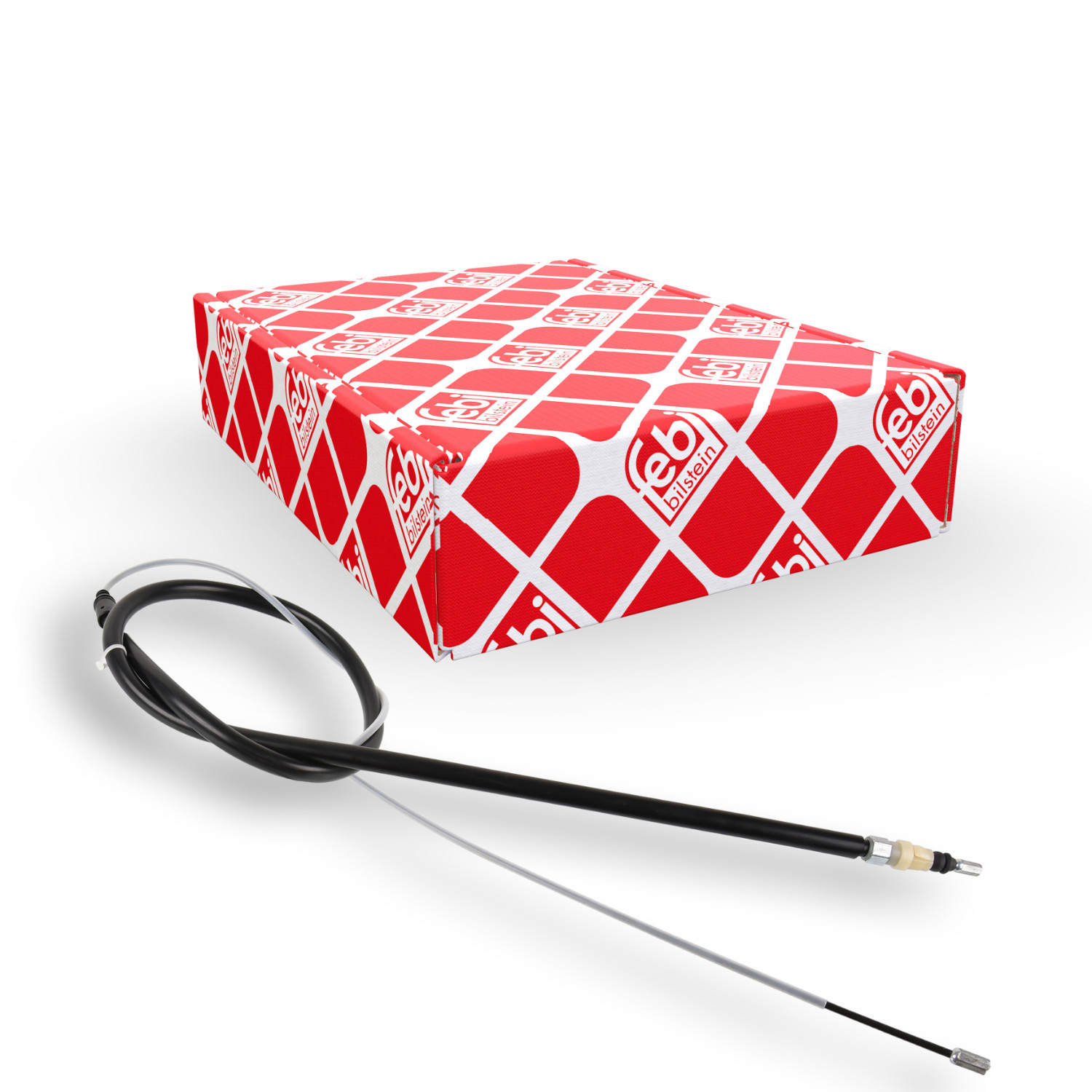 FEBI BILSTEIN Seilzug, Feststellbremse 109499 f&uuml;r PEUGEOT, hinten links