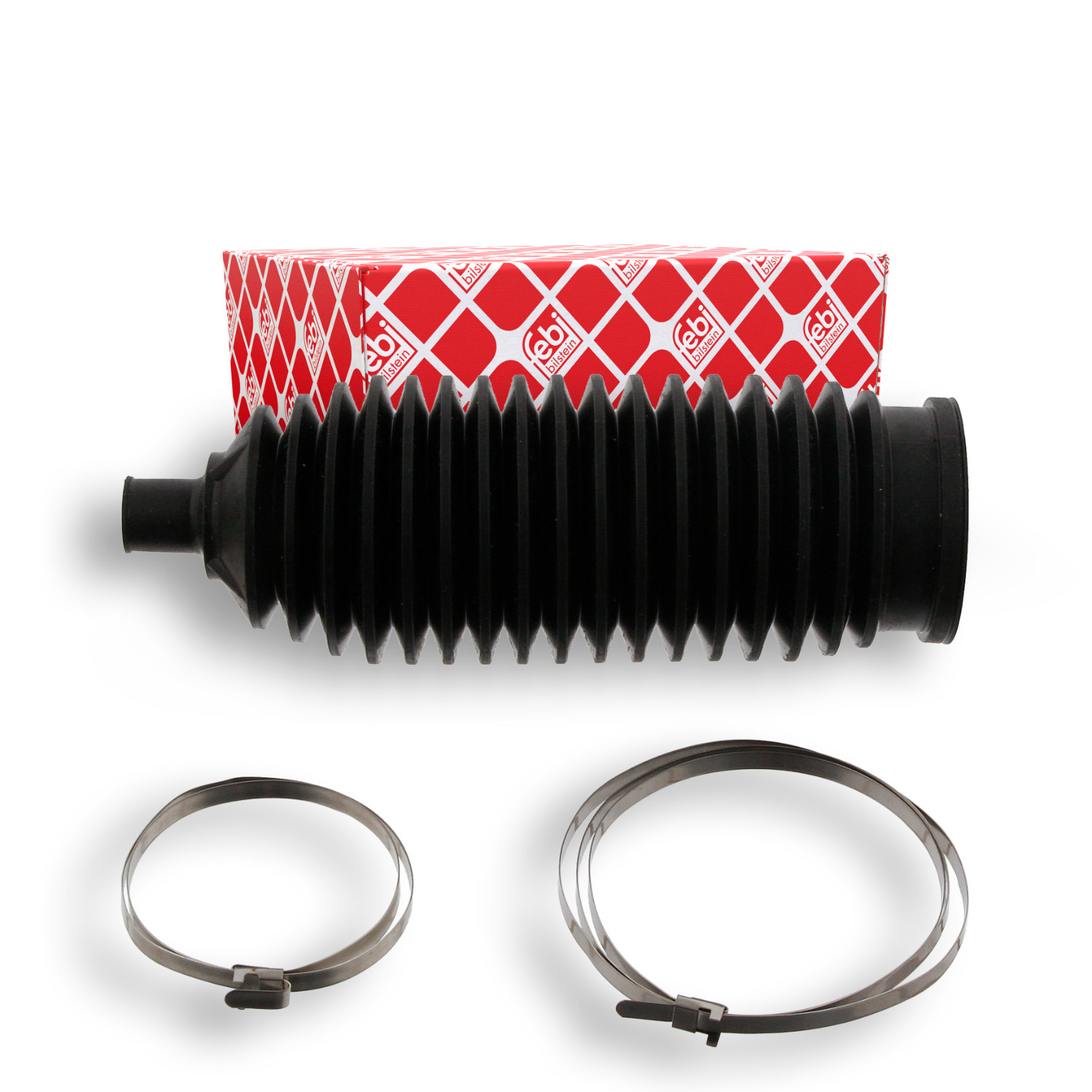 FEBI BILSTEIN Faltenbalgsatz, Lenkung 29525 f&uuml;r RENAULT, Vorderachse links