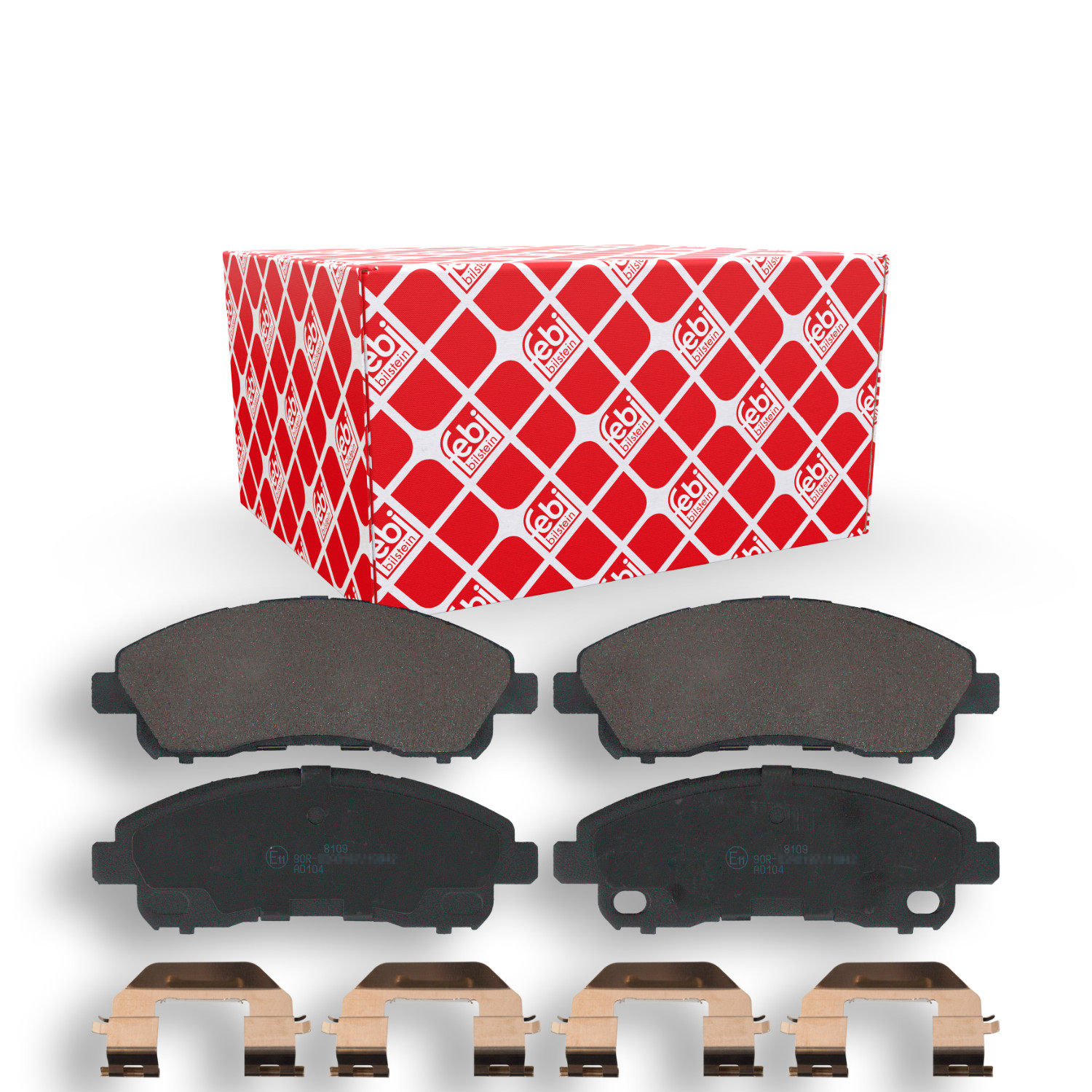 FEBI BILSTEIN Bremsbelagsatz, Scheibenbremse 16948 f&uuml;r MITSUBISHI, Hinterachse
