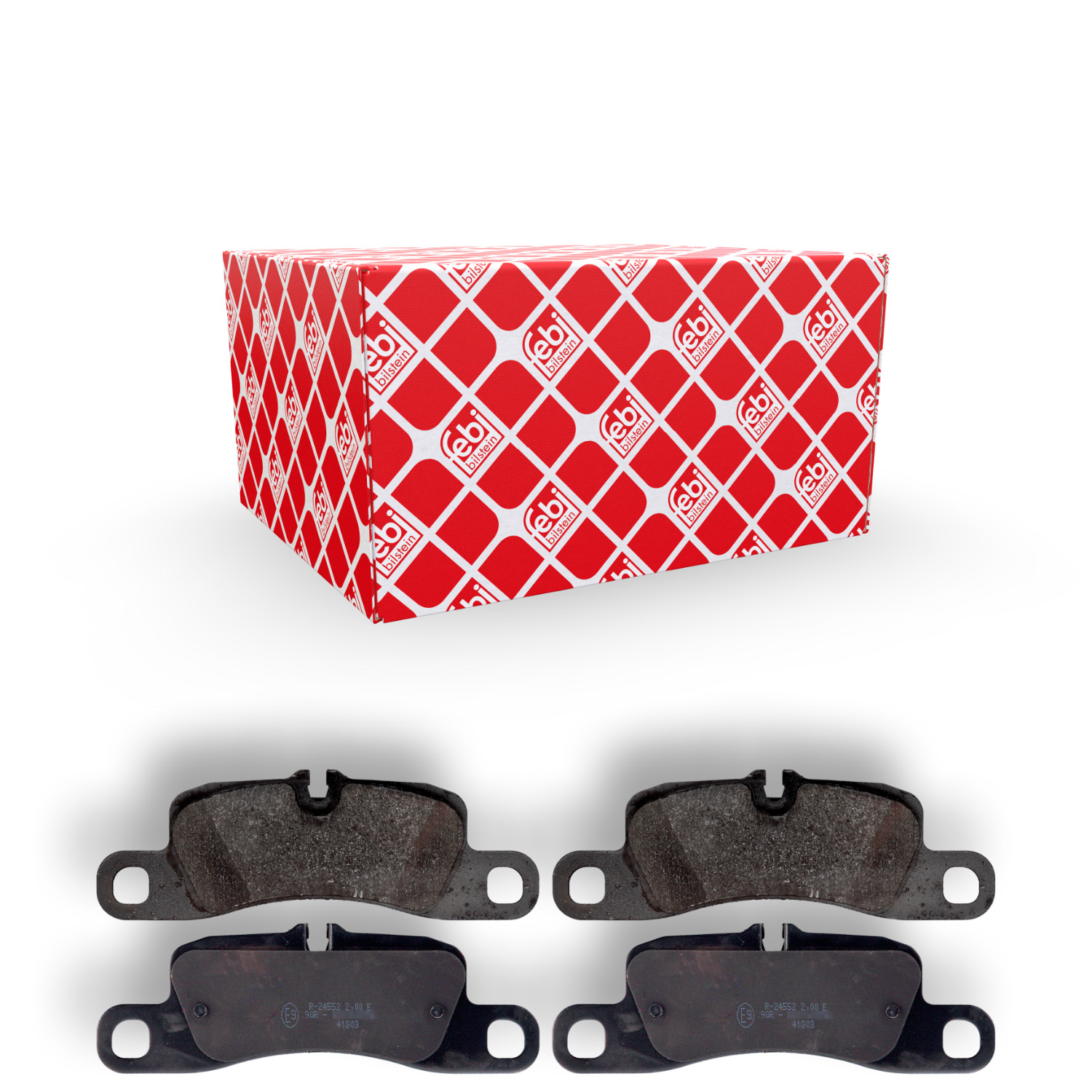 FEBI BILSTEIN Bremsbelagsatz, Scheibenbremse 116177 f&uuml;r PORSCHE, Hinterachse