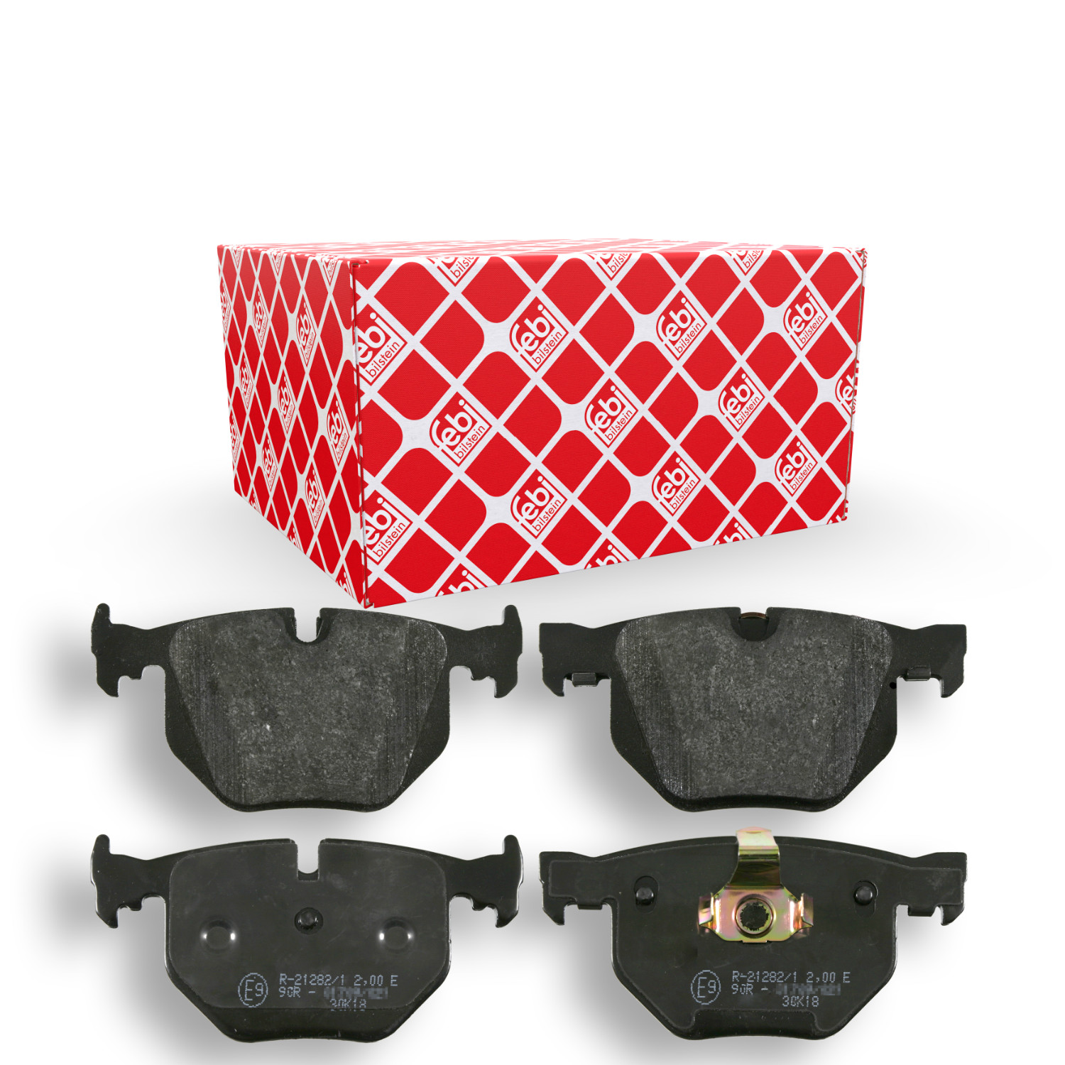 FEBI BILSTEIN Bremsbelagsatz, Scheibenbremse 16434 f&uuml;r BMW, Hinterachse