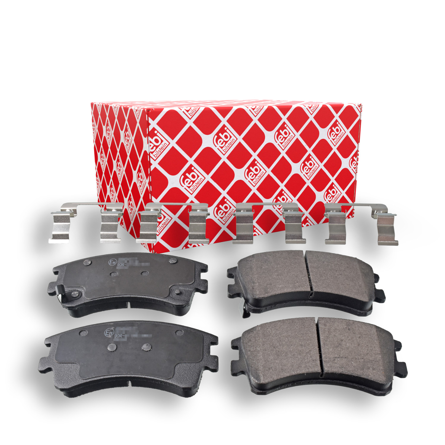 FEBI BILSTEIN Bremsbelagsatz, Scheibenbremse 116298 f&uuml;r MAZDA, Vorderachse