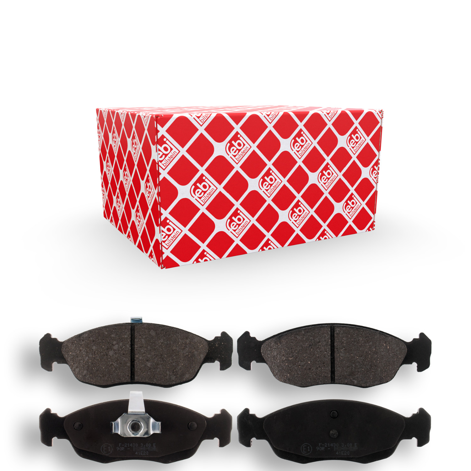 FEBI BILSTEIN Bremsbelagsatz, Scheibenbremse 116164 f&uuml;r PEUGEOT, Vorderachse