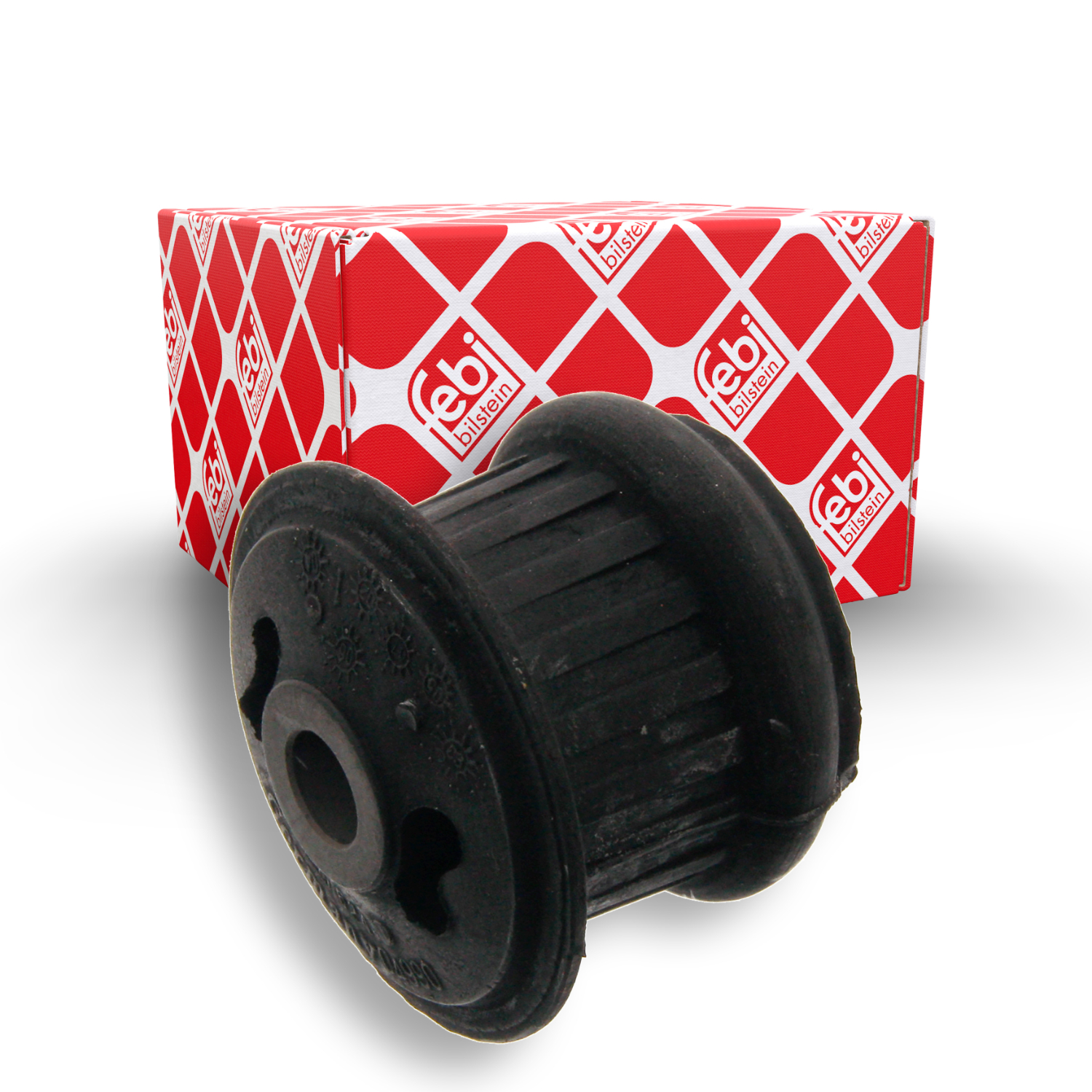 FEBI BILSTEIN Lagerung, Achsk&ouml;rper 04990 f&uuml;r AUDI, Vorderachse links, vorne