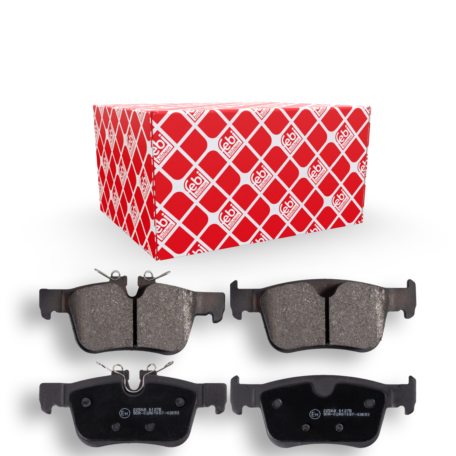 FEBI BILSTEIN Bremsbelagsatz, Scheibenbremse 171409 f&uuml;r VOLVO, Hinterachse