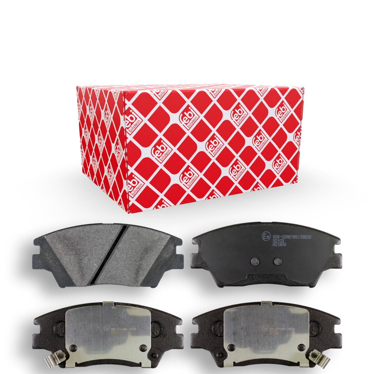 FEBI BILSTEIN Bremsbelagsatz, Scheibenbremse 170629 f&uuml;r SSANGYONG KG MOBILITY