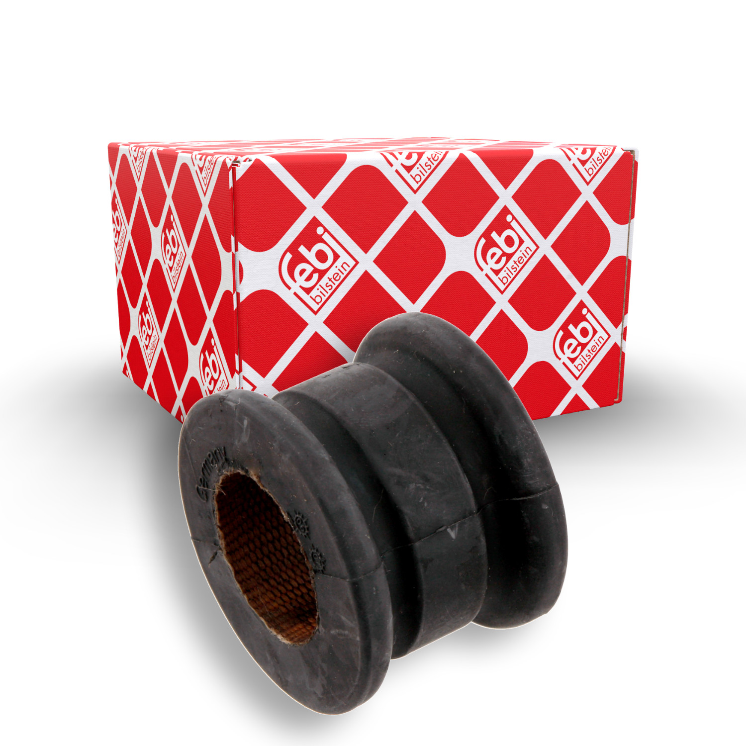 FEBI BILSTEIN Lagerung, Stabilisator 17679 f&uuml;r MERCEDES-BENZ, Vorderachse, innen