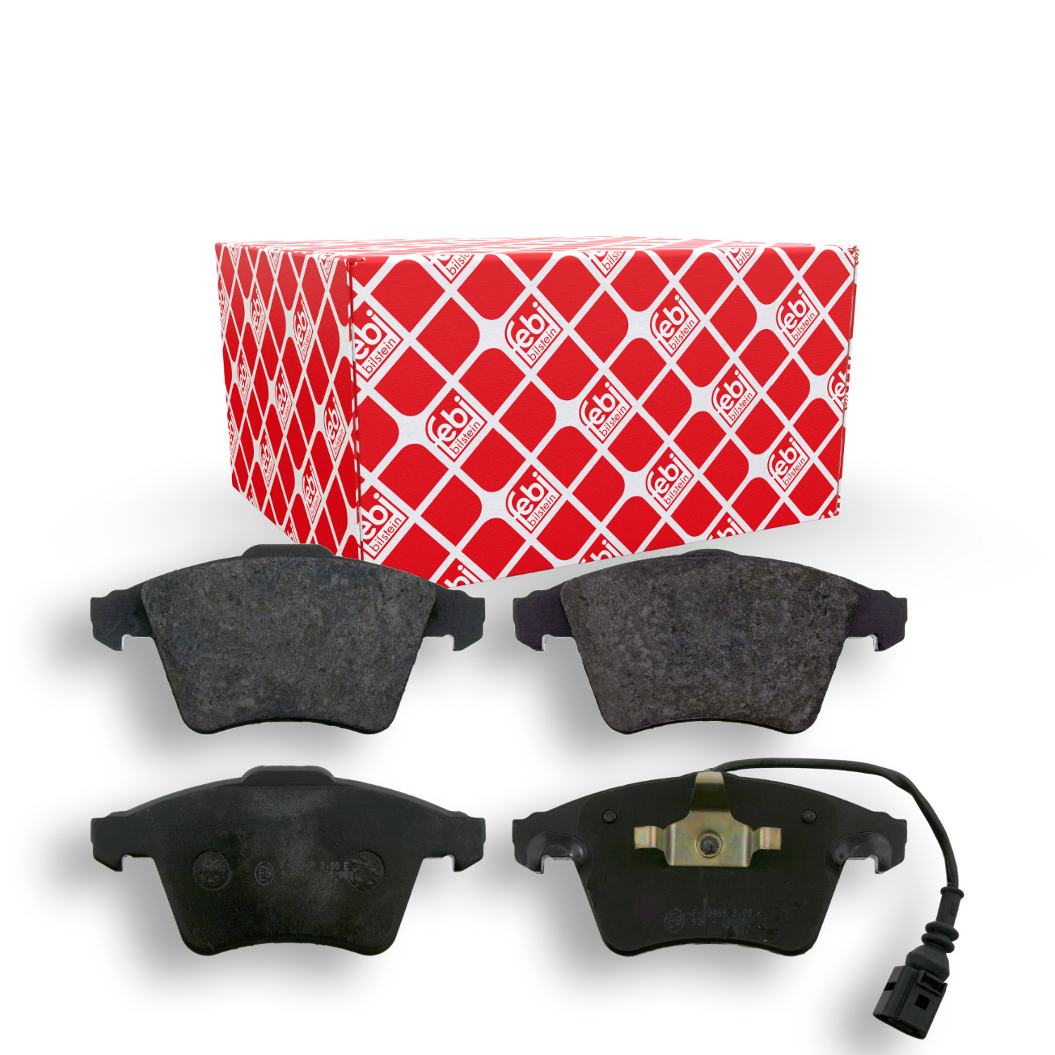 FEBI BILSTEIN Bremsbelagsatz, Scheibenbremse 16462 f&uuml;r VW, Vorderachse