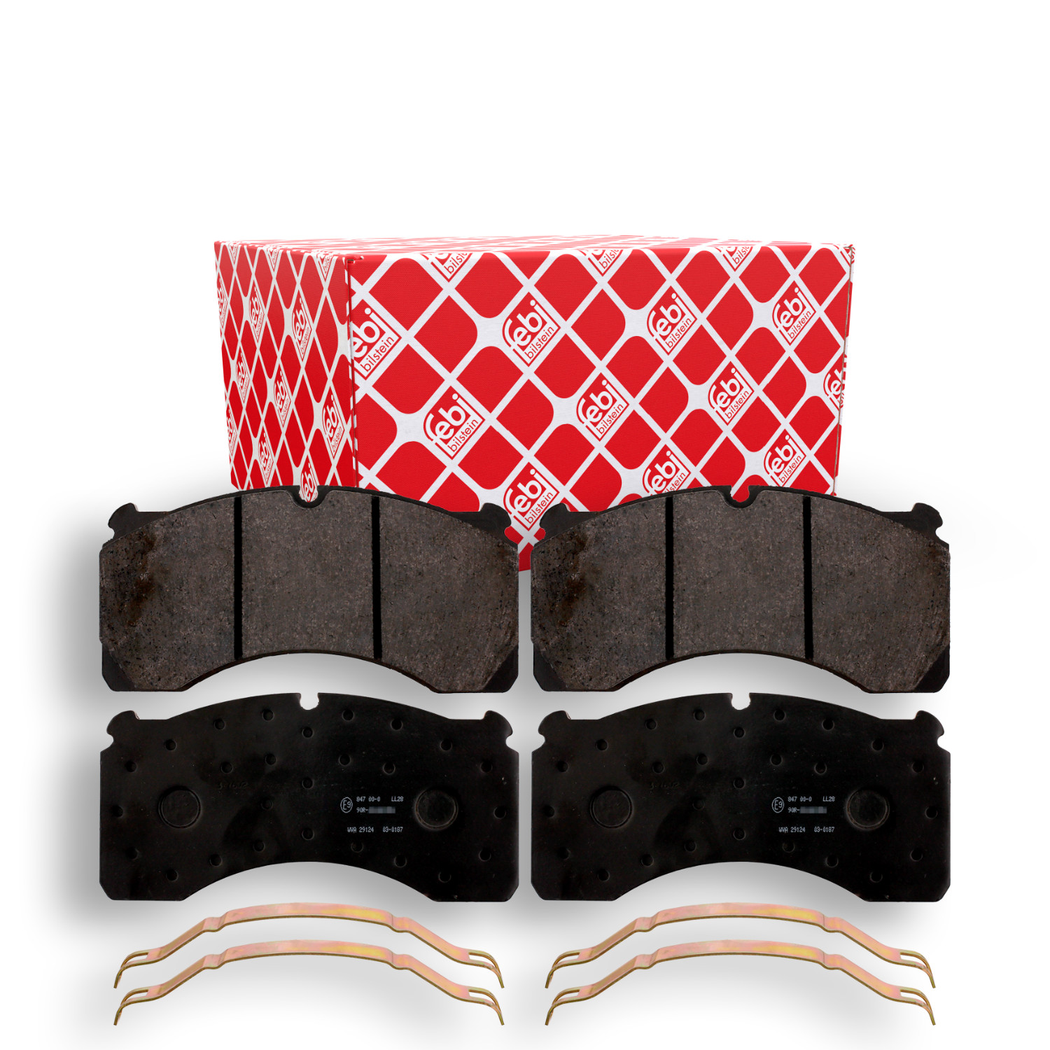 FEBI BILSTEIN Bremsbelagsatz, Scheibenbremse 16717 f&uuml;r ROR, Hinterachse