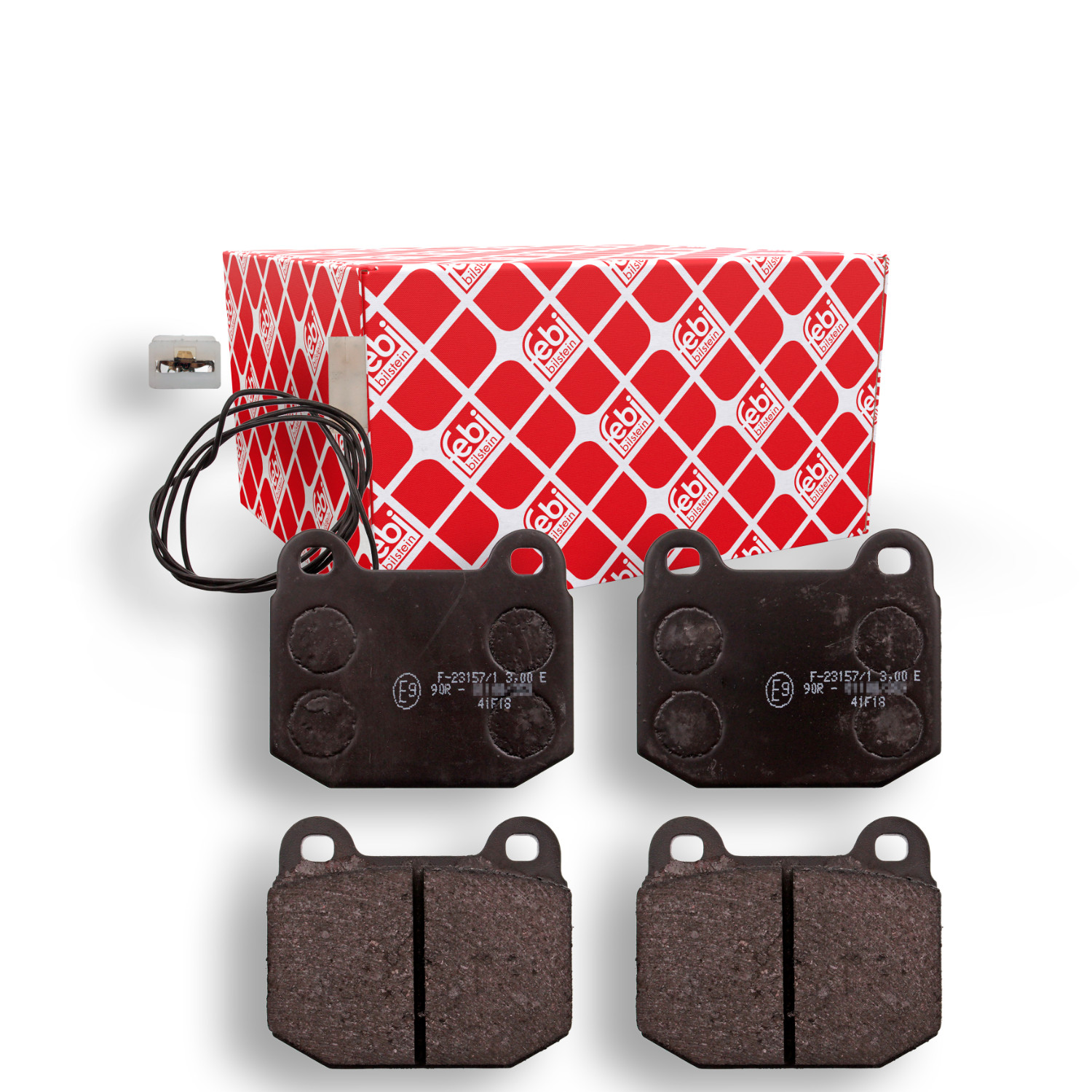 FEBI BILSTEIN Bremsbelagsatz, Scheibenbremse 116007 f&uuml;r ALFA ROMEO, Vorderachse