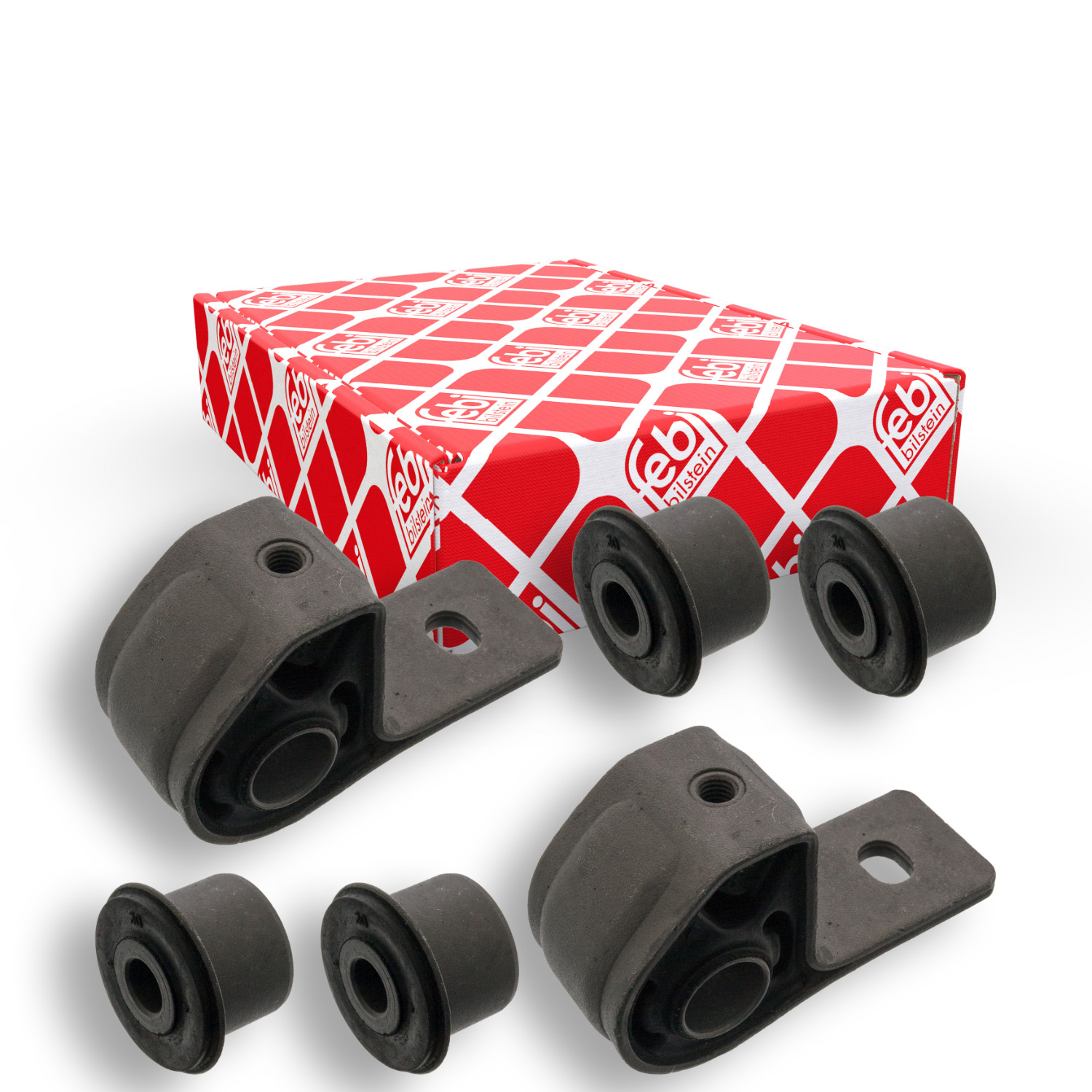 FEBI BILSTEIN Lagerung, Lenker 48619 f&uuml;r CITRO&Euml;N PEUGEOT, Vorderachse unten