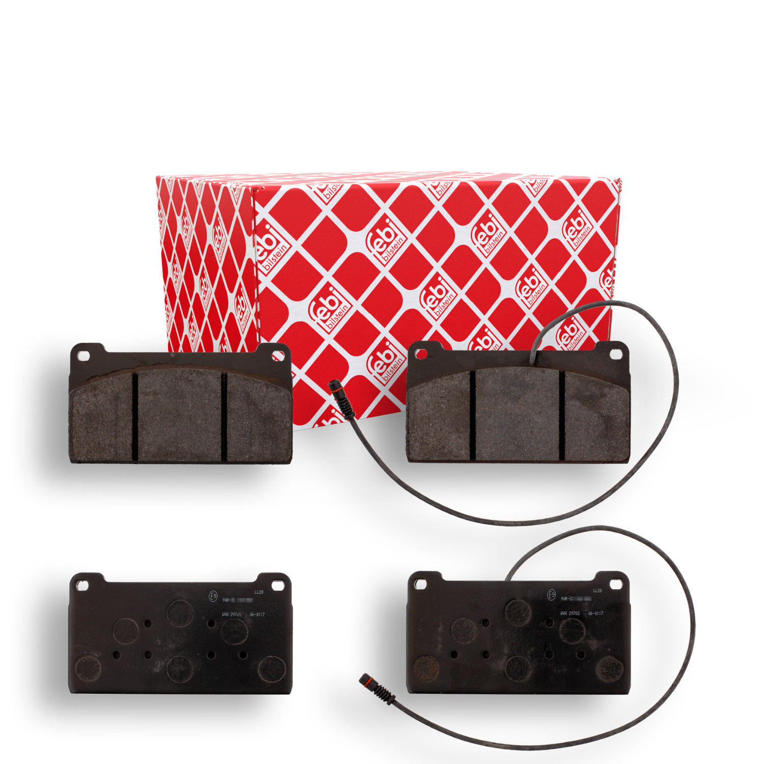 Bremsbelagsatz, Scheibenbremse FEBI BILSTEIN 16696 f&uuml;r MERCEDES-BENZ