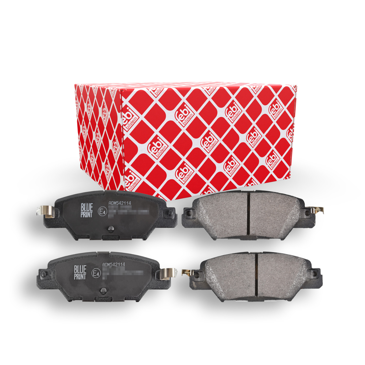 FEBI BILSTEIN Bremsbelagsatz, Scheibenbremse 116422 f&uuml;r MAZDA, Hinterachse