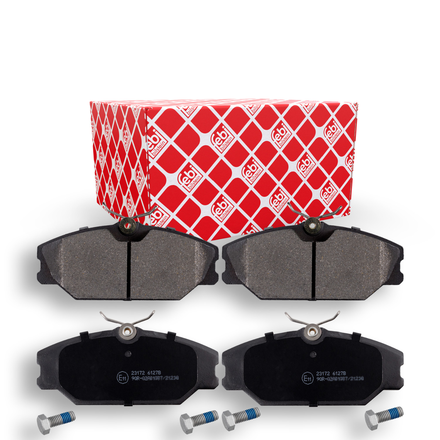 FEBI BILSTEIN Bremsbelagsatz, Scheibenbremse 16429 für RENAULT, Vorderachse