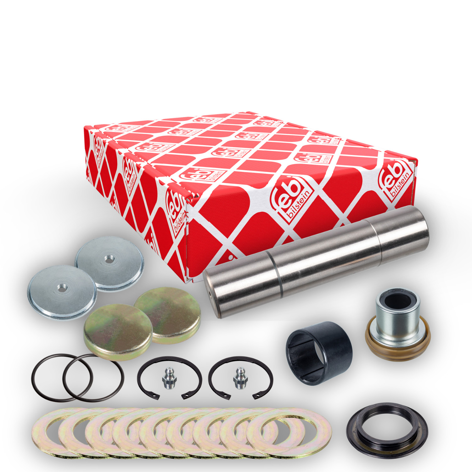 FEBI BILSTEIN Reparatursatz, Achsschenkelbolzen 170123 für MAN, Vorderachse