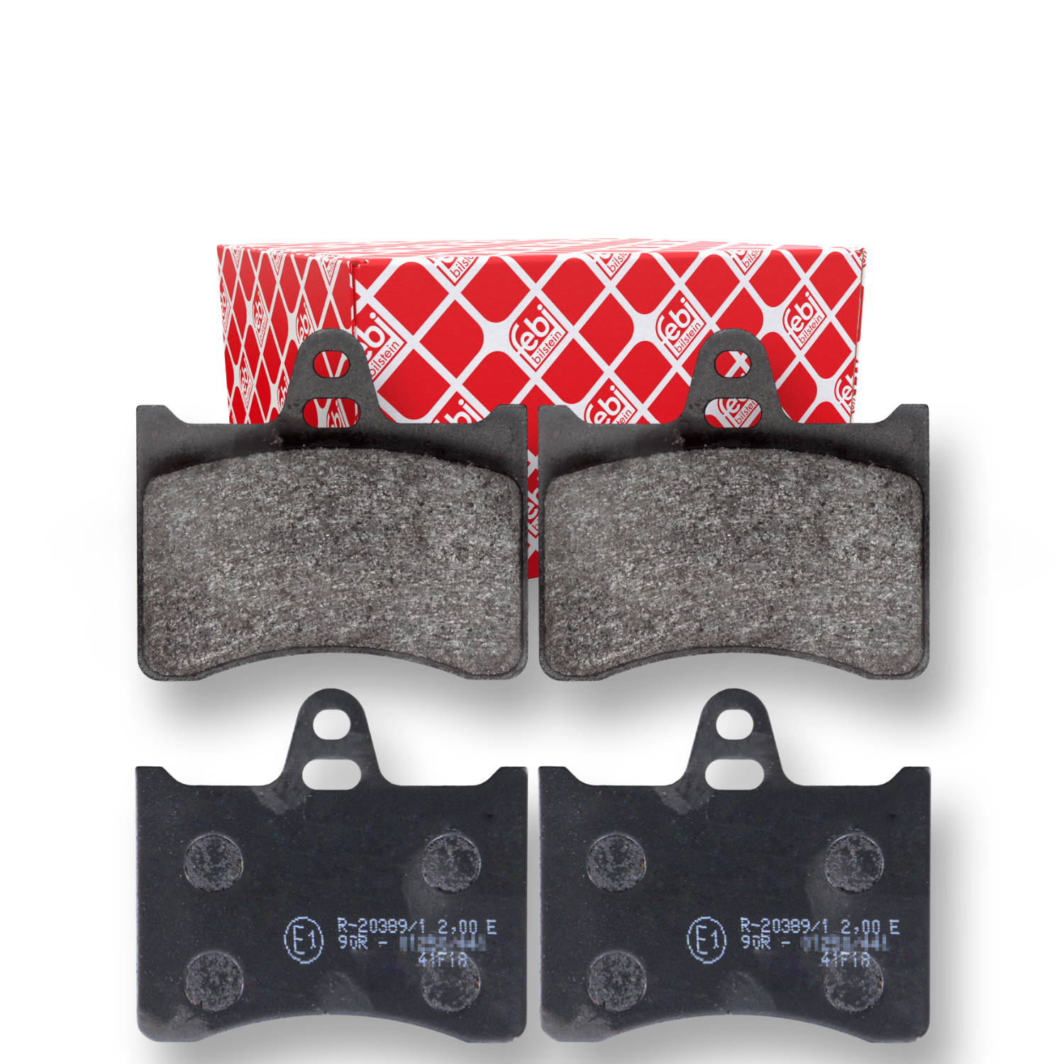 FEBI BILSTEIN Bremsbelagsatz, Scheibenbremse 116036 f&uuml;r CITRO&Euml;N, Hinterachse