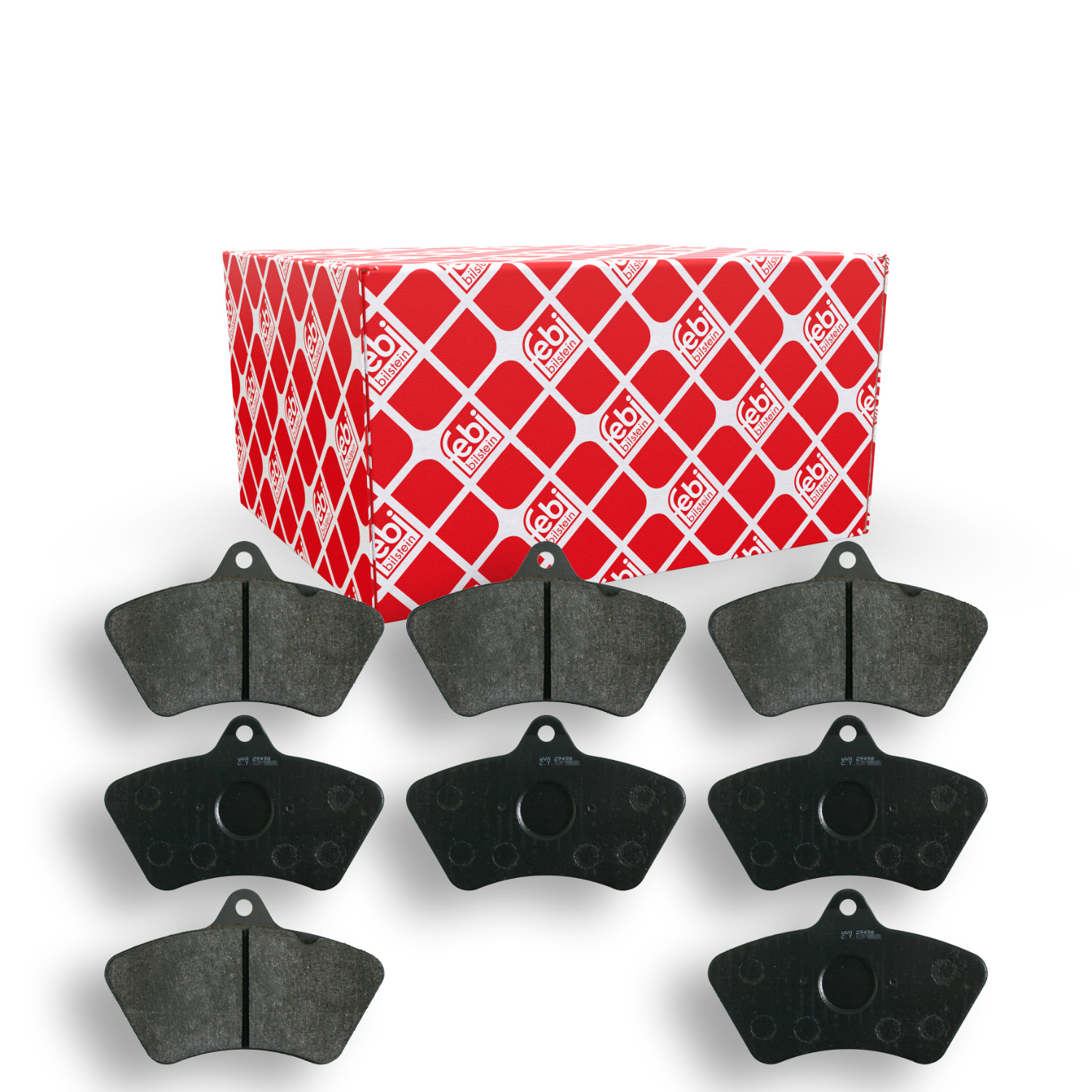 FEBI BILSTEIN Bremsbelagsatz, Scheibenbremse 16568 f&uuml;r K&Auml;SSBOHRER MERCEDES-BENZ