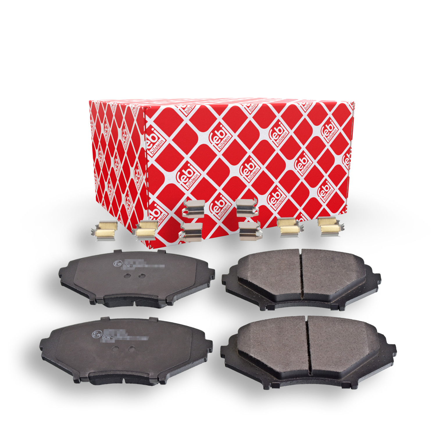 FEBI BILSTEIN Bremsbelagsatz, Scheibenbremse 116404 f&uuml;r MAZDA, Vorderachse