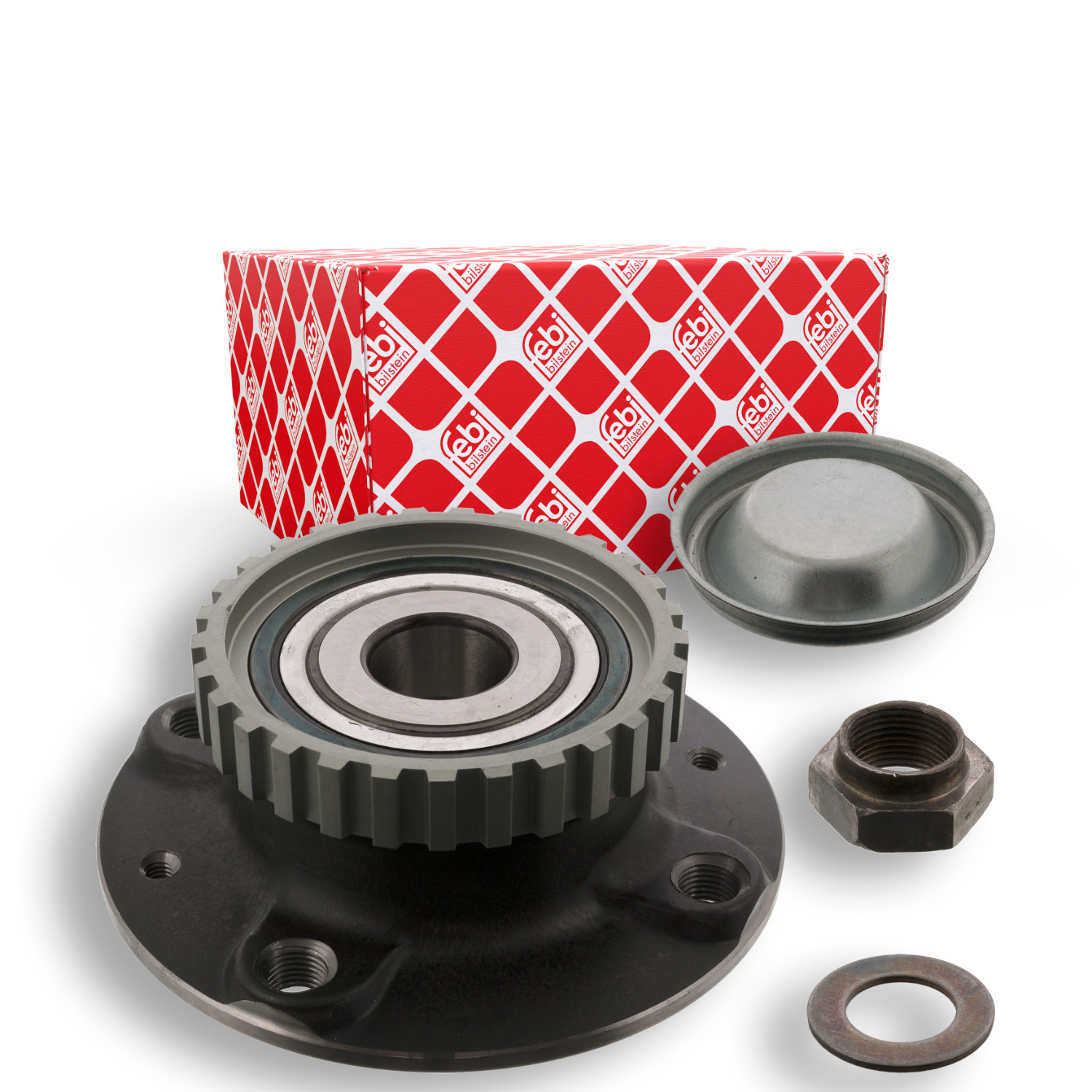 FEBI BILSTEIN Radlagersatz 43505 f&uuml;r CITRO&Euml;N PEUGEOT, Hinterachse links