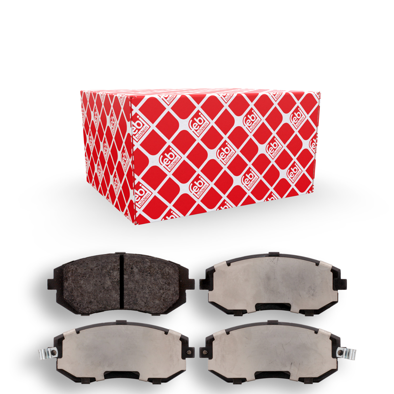FEBI BILSTEIN Bremsbelagsatz, Scheibenbremse 16643 f&uuml;r SUBARU, Vorderachse