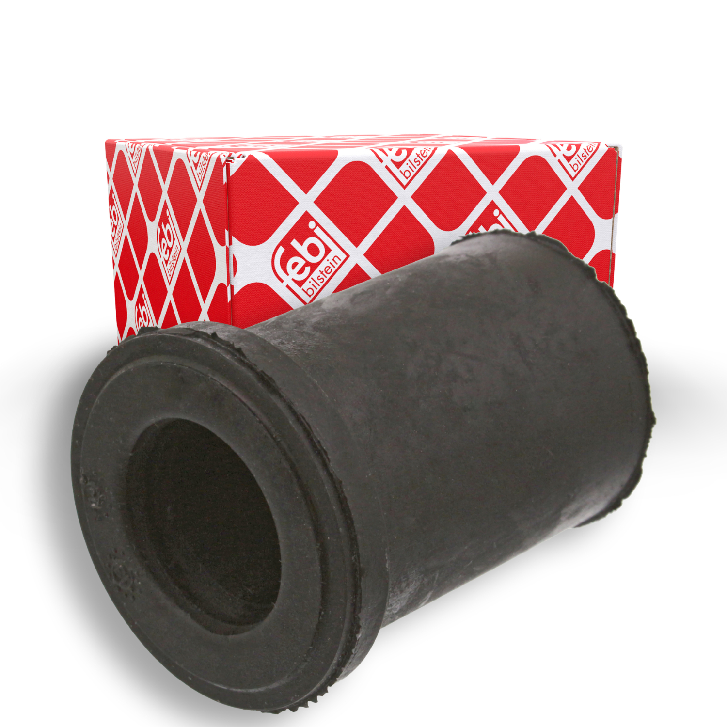 FEBI BILSTEIN Lagerbuchse, Blattfeder 42907 f&uuml;r TOYOTA, Hinterachse links, oben