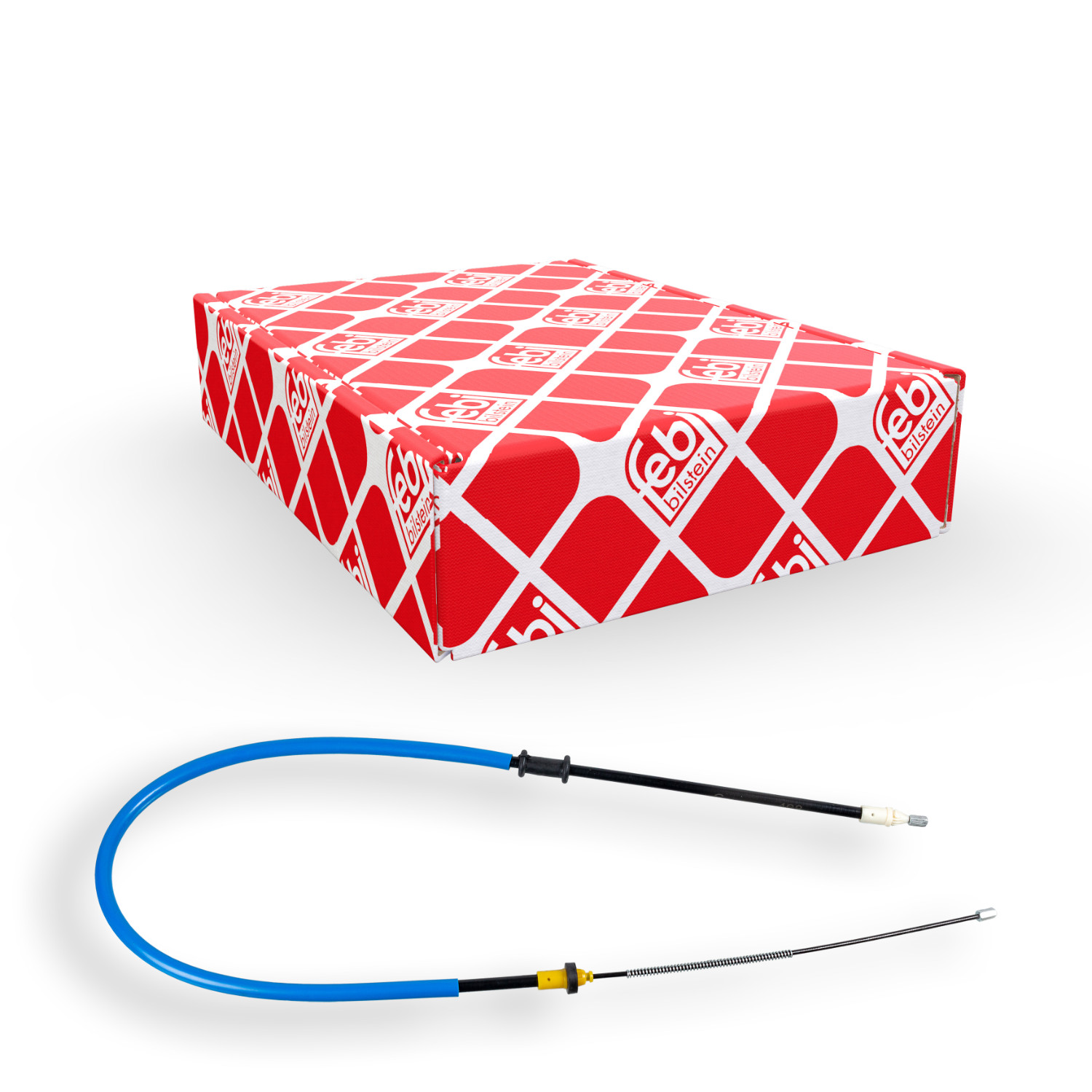 FEBI BILSTEIN Seilzug, Feststellbremse 101809 für NISSAN RENAULT, hinten rechts