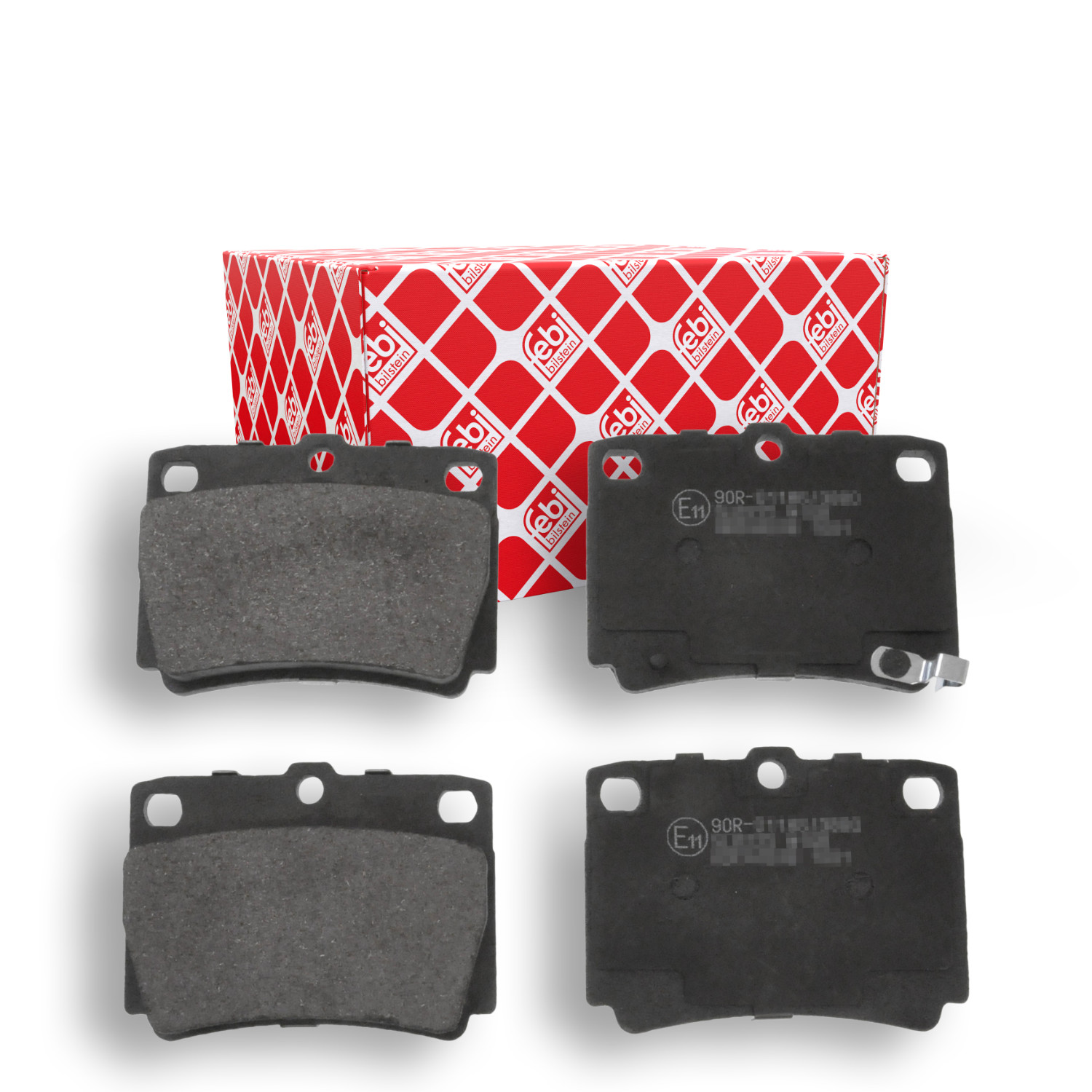 FEBI BILSTEIN Bremsbelagsatz, Scheibenbremse 170625 f&uuml;r MITSUBISHI, Hinterachse