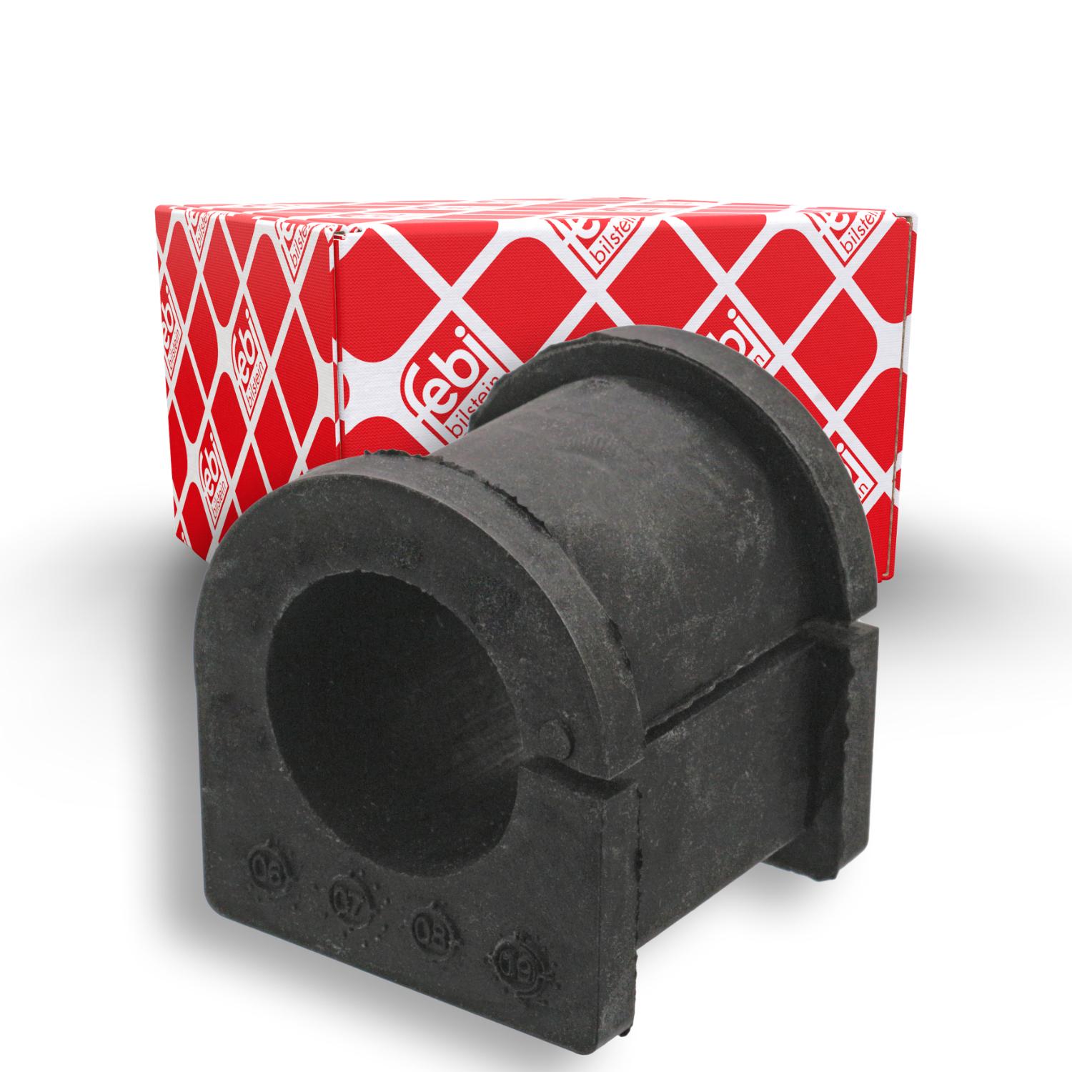 FEBI BILSTEIN Lagerung, Stabilisator 41125 f&uuml;r MITSUBISHI, Vorderachse links