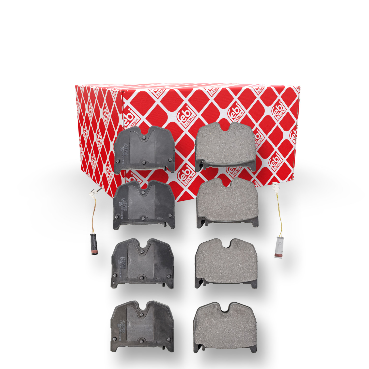FEBI BILSTEIN Bremsbelagsatz, Scheibenbremse 16534 f&uuml;r MERCEDES-BENZ