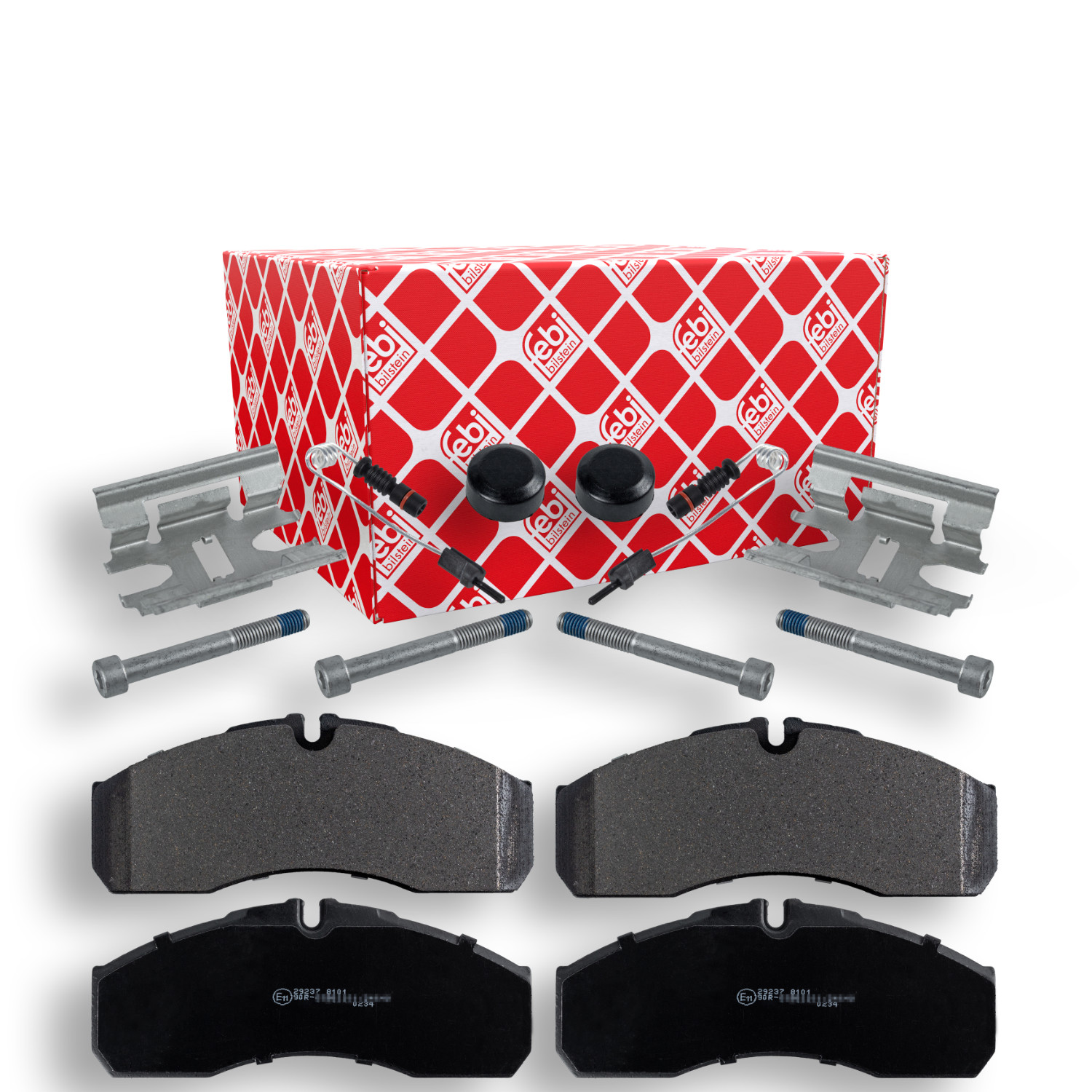 FEBI BILSTEIN Bremsbelagsatz, Scheibenbremse 16821 f&uuml;r MERCEDES-BENZ