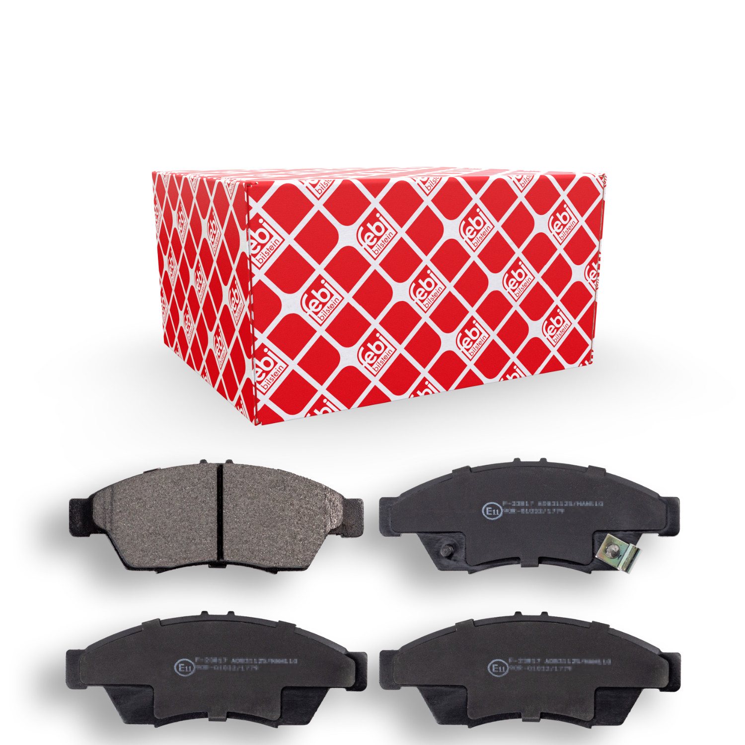 FEBI BILSTEIN Bremsbelagsatz, Scheibenbremse 116348 für SUZUKI, Vorderachse