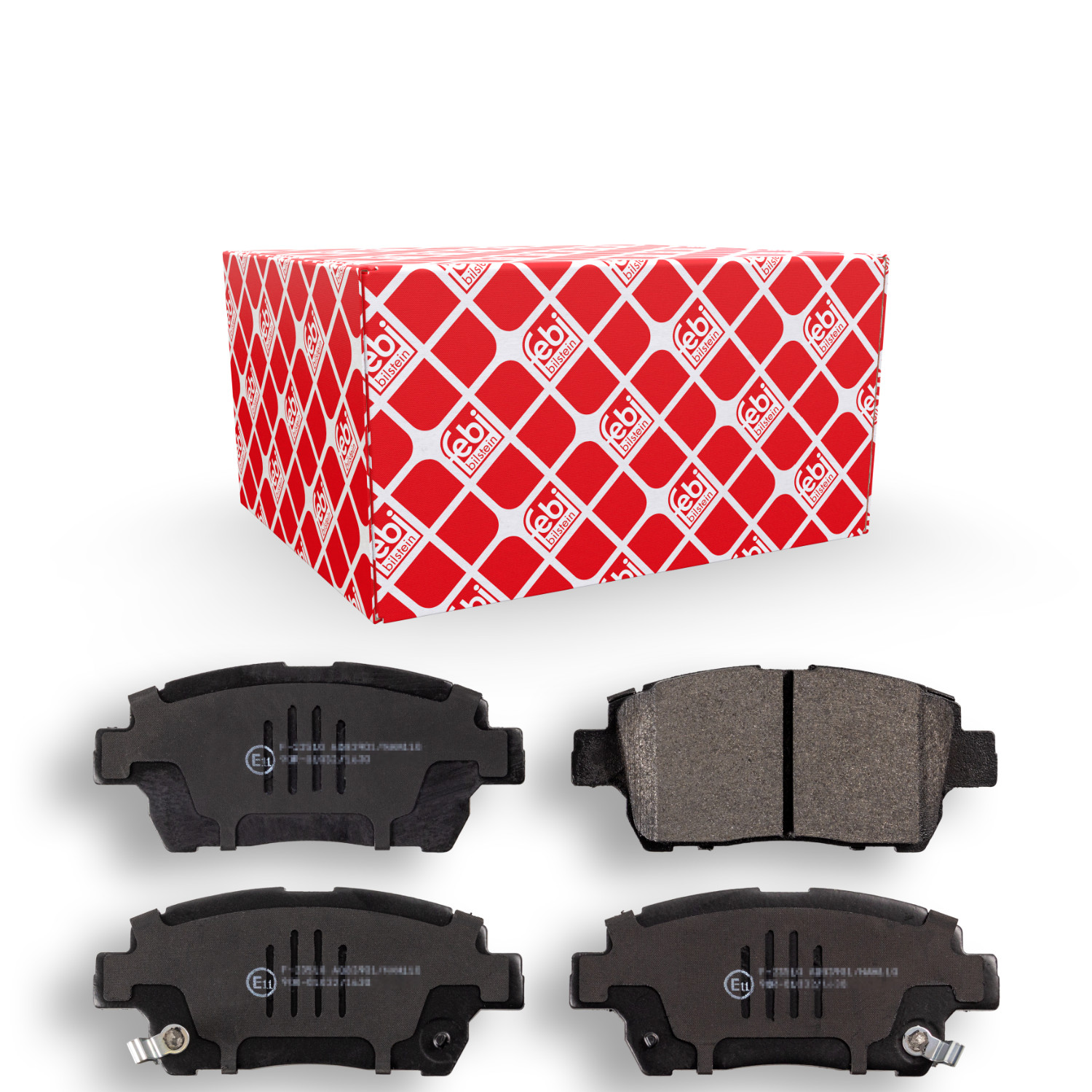 FEBI BILSTEIN Bremsbelagsatz, Scheibenbremse 16725 für TOYOTA, Vorderachse