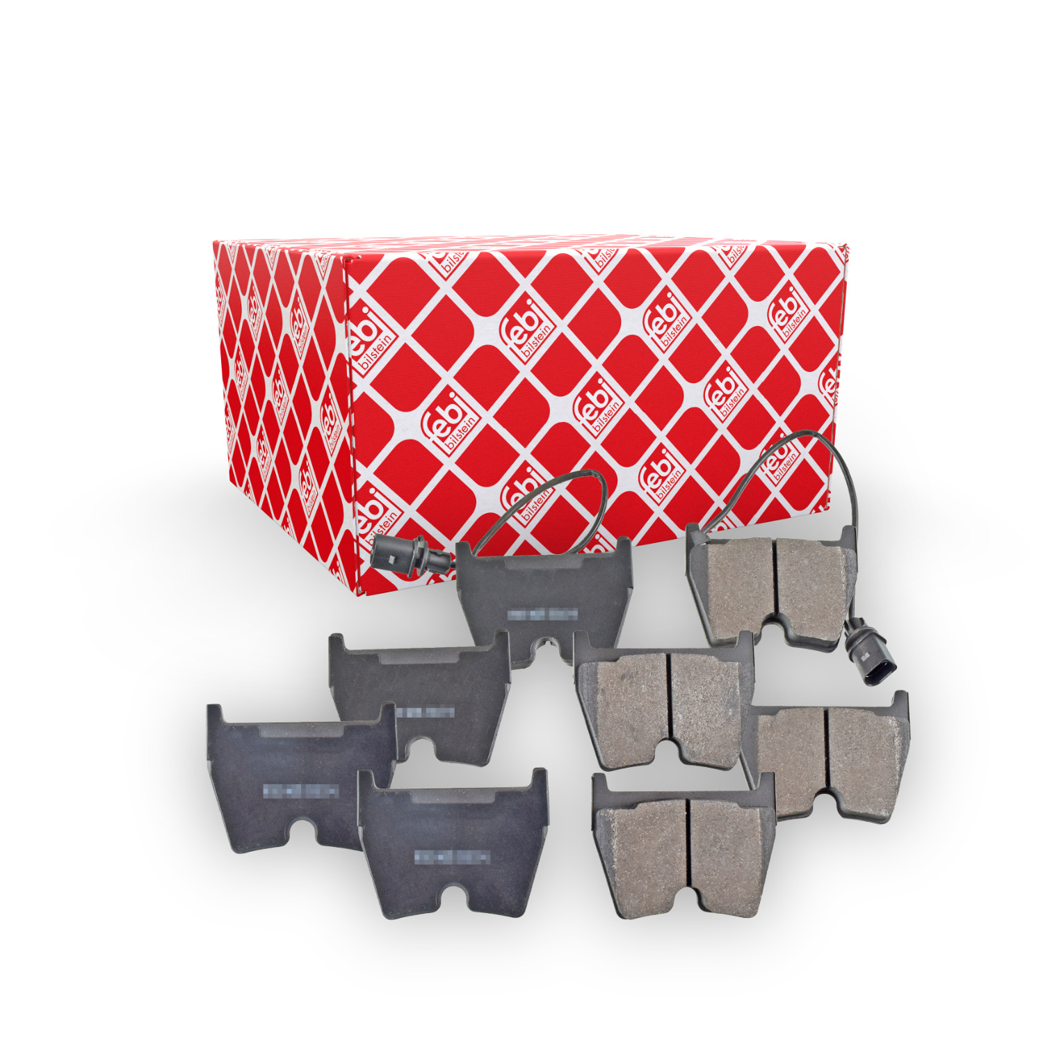FEBI BILSTEIN Bremsbelagsatz, Scheibenbremse 116044 f&uuml;r AUDI VW, Vorderachse