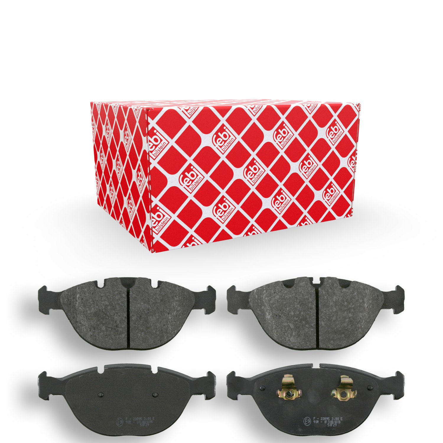 FEBI BILSTEIN Bremsbelagsatz, Scheibenbremse 16501 f&uuml;r BMW, Vorderachse