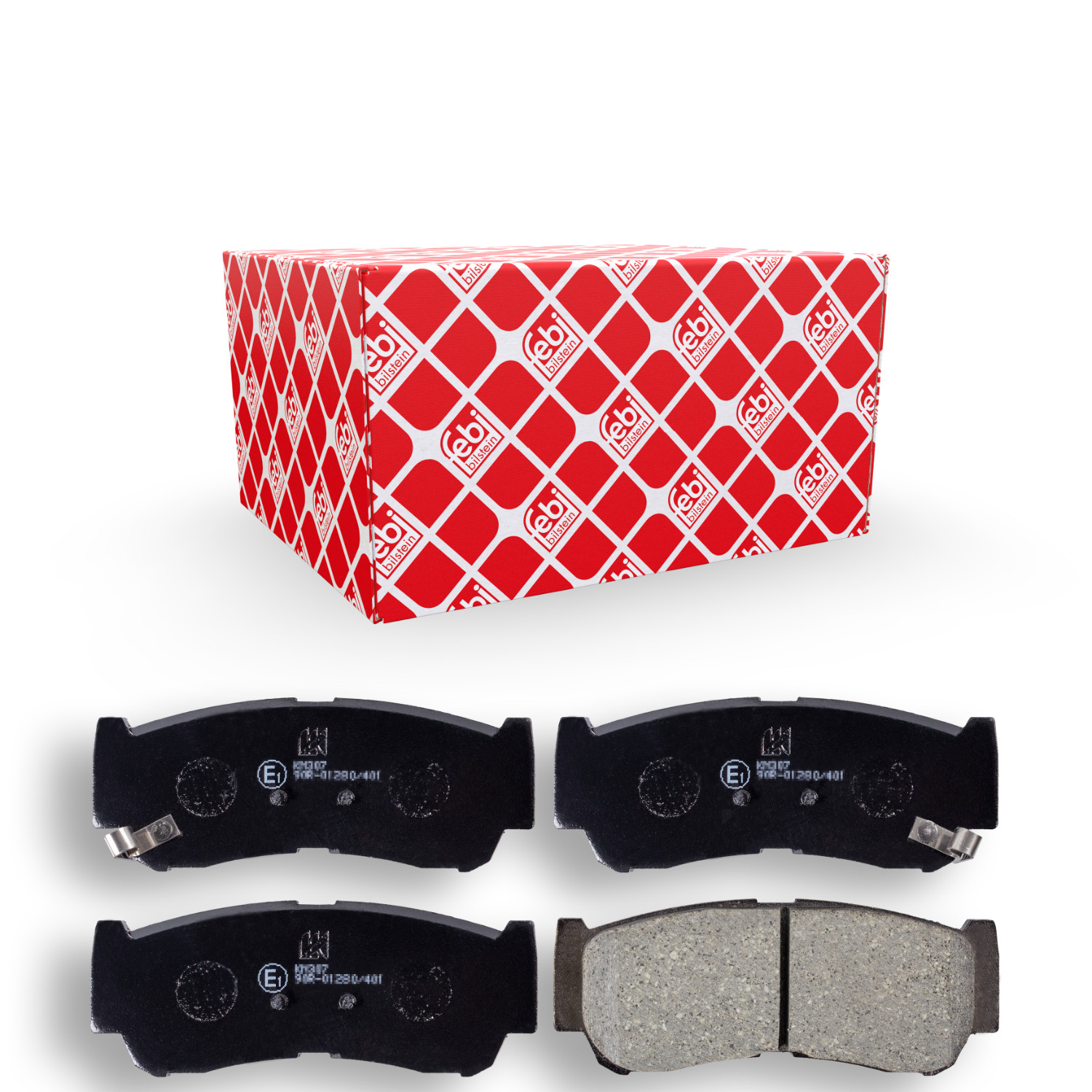 FEBI BILSTEIN Bremsbelagsatz, Scheibenbremse 16668 f&uuml;r HYUNDAI, Hinterachse