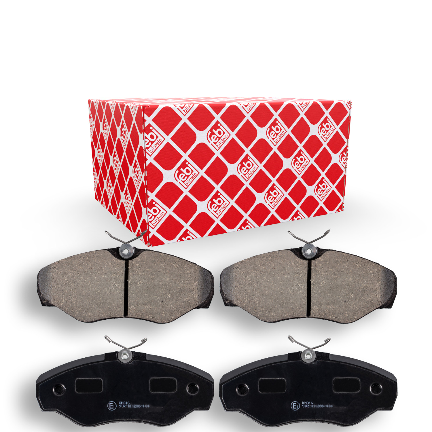 FEBI BILSTEIN Bremsbelagsatz, Scheibenbremse 16473 f&uuml;r NISSAN OPEL RENAULT