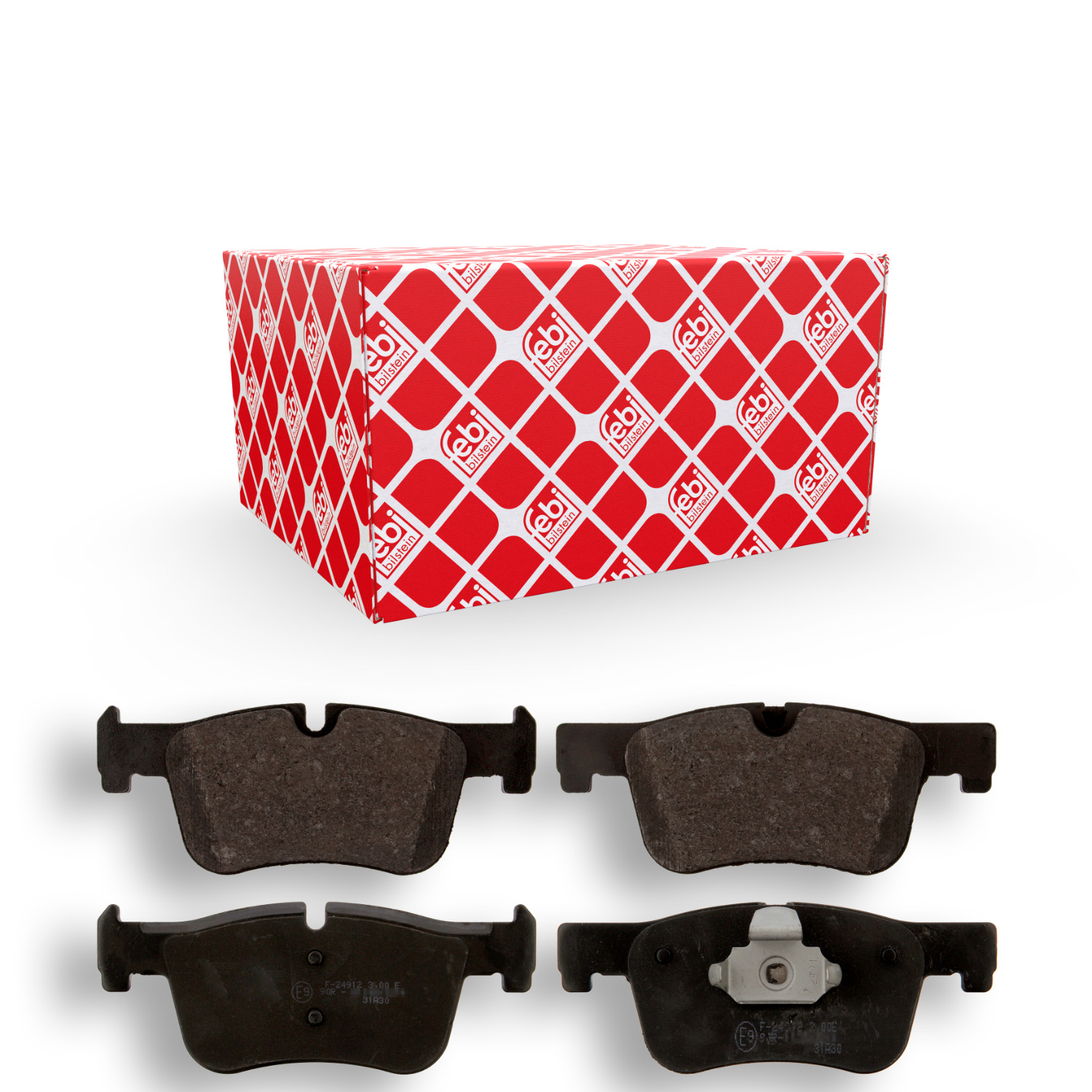 FEBI BILSTEIN Bremsbelagsatz, Scheibenbremse 16884 f&uuml;r BMW, Vorderachse