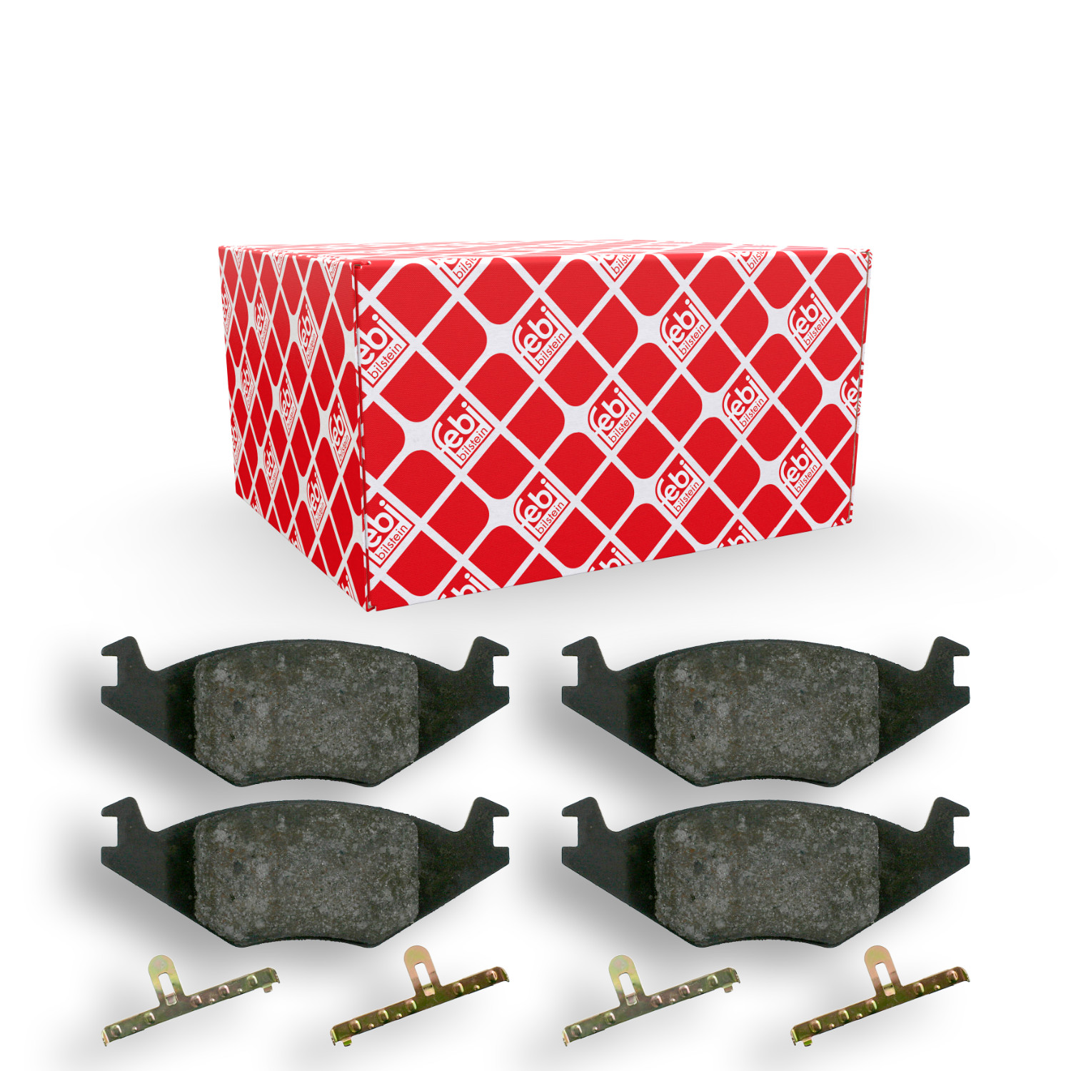 FEBI BILSTEIN Bremsbelagsatz, Scheibenbremse 16011 f&uuml;r SEAT VW, Vorderachse