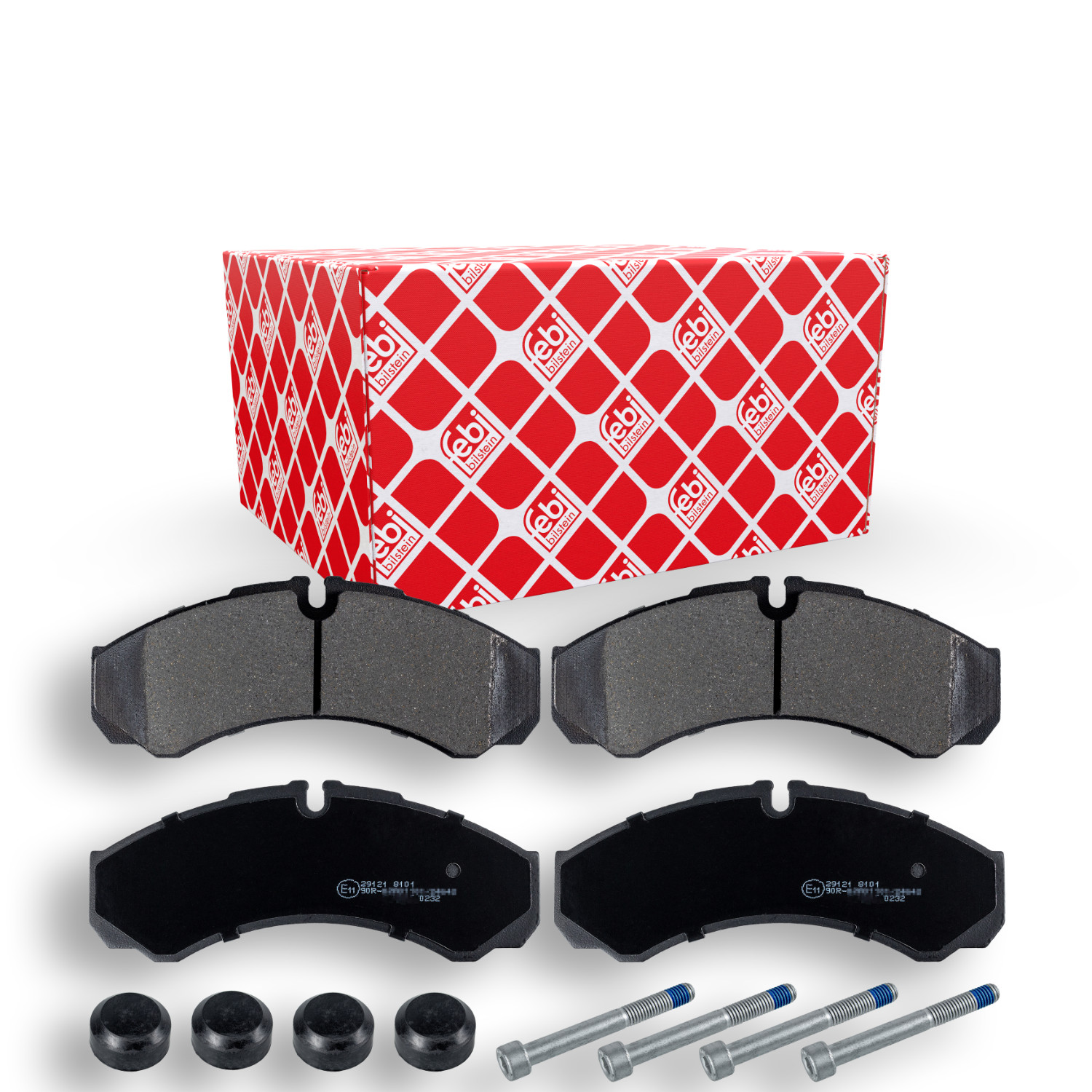 FEBI BILSTEIN Bremsbelagsatz, Scheibenbremse 16705 f&uuml;r IVECO, Vorderachse