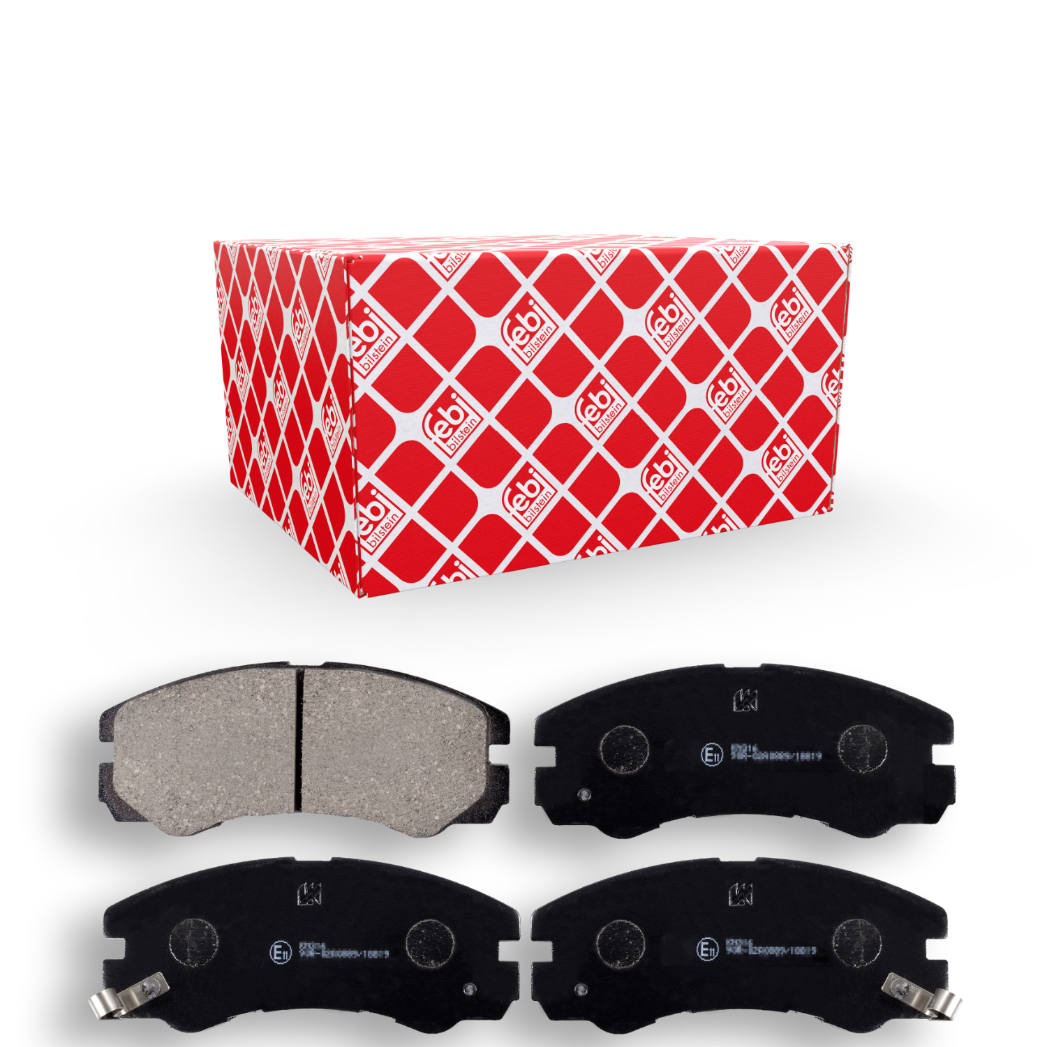 FEBI BILSTEIN Bremsbelagsatz, Scheibenbremse 116157 f&uuml;r ISUZU OPEL VAUXHALL