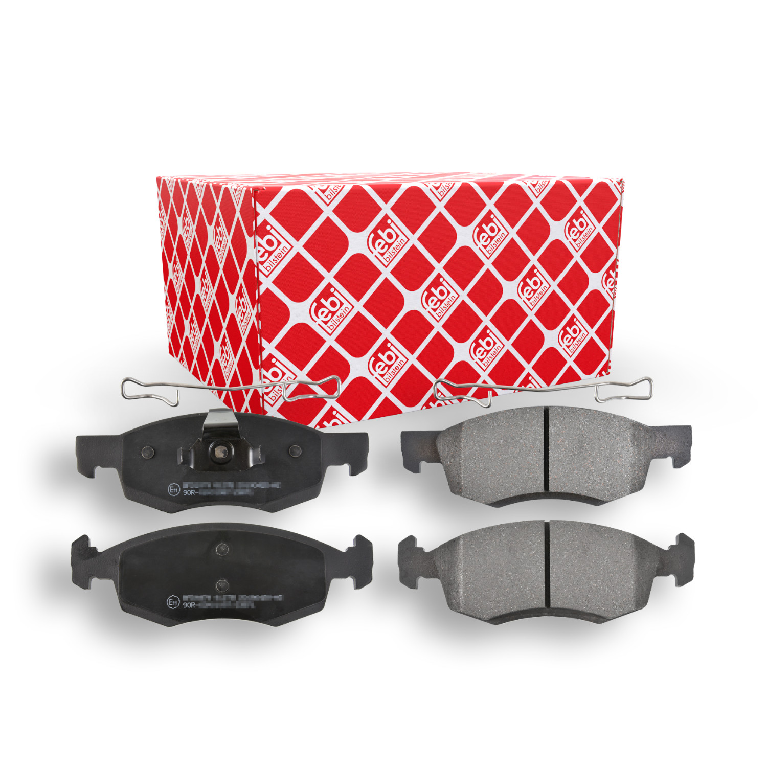 FEBI BILSTEIN Bremsbelagsatz, Scheibenbremse 16750 f&uuml;r NISSAN RENAULT DACIA